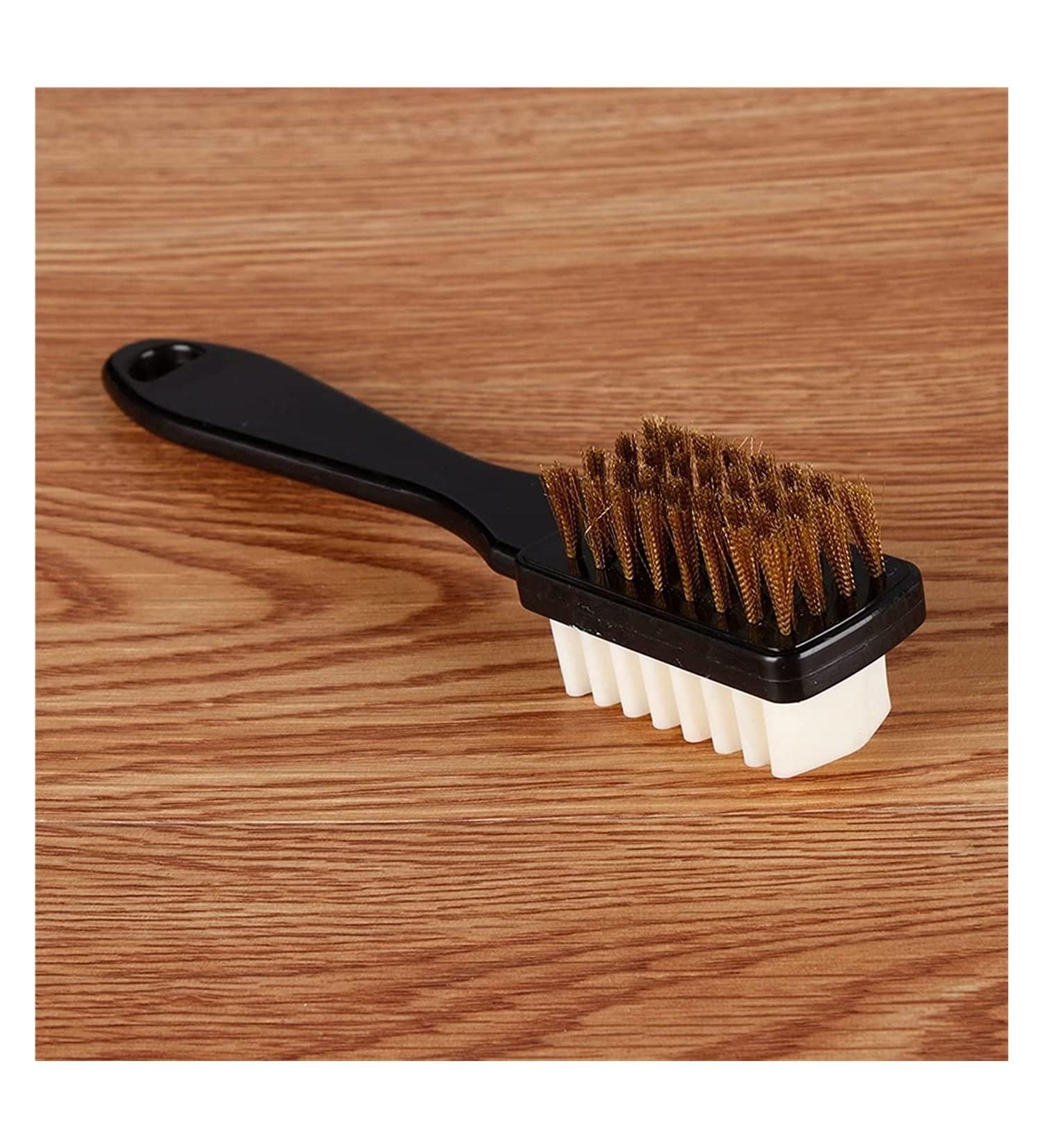 Home Shoes Brushes 2-Sided Cleaning Brush Rubber Eraser Set Fit for Suede Nubuck Shoes Stain Dust Shoes Brush Steel Plastic Rubber Boot Cleane Bathroom Tool Brush Onecolor - Buy Online on GoSupps.com