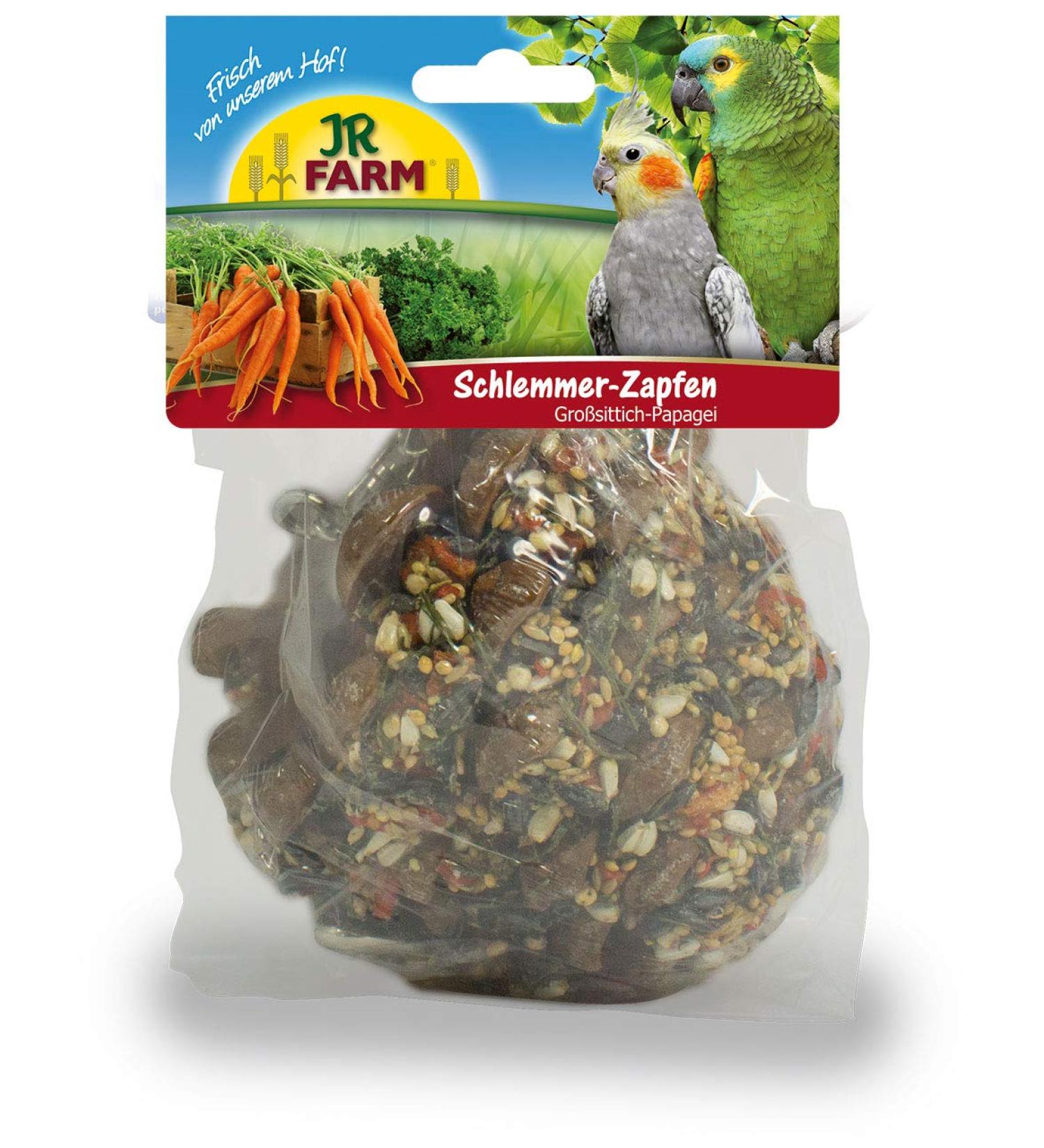 JR FARM Birds Gourmet Cones for Parrots - 195g | Premium Bird Treats for Healthy Nutrition - Buy Online on GoSupps.com
