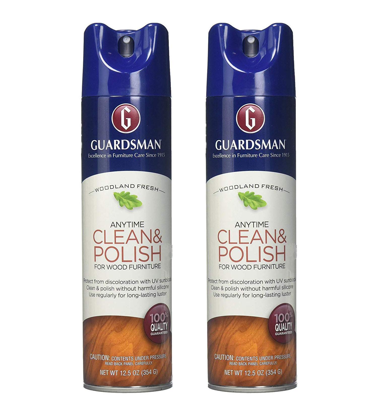 Guardsman Wood Furniture Cleaner & Polish - Woodland Fresh, 12.5oz - Silicone-Free & UV Protection - Buy Online on GoSupps.com