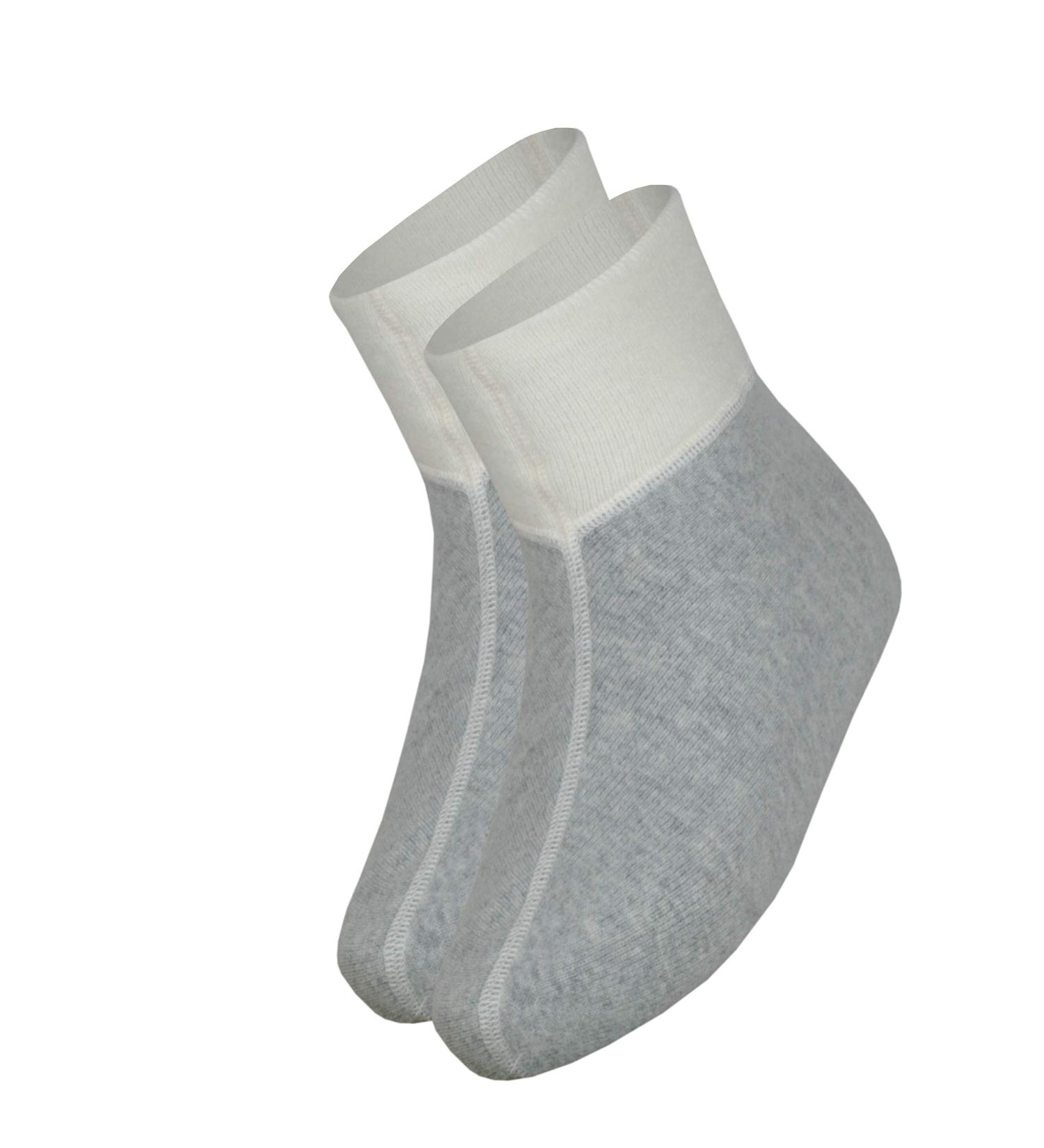 wobera Angora foot warmers or bed shoes with 75% Angora (size 3 (43-46) silver grey)