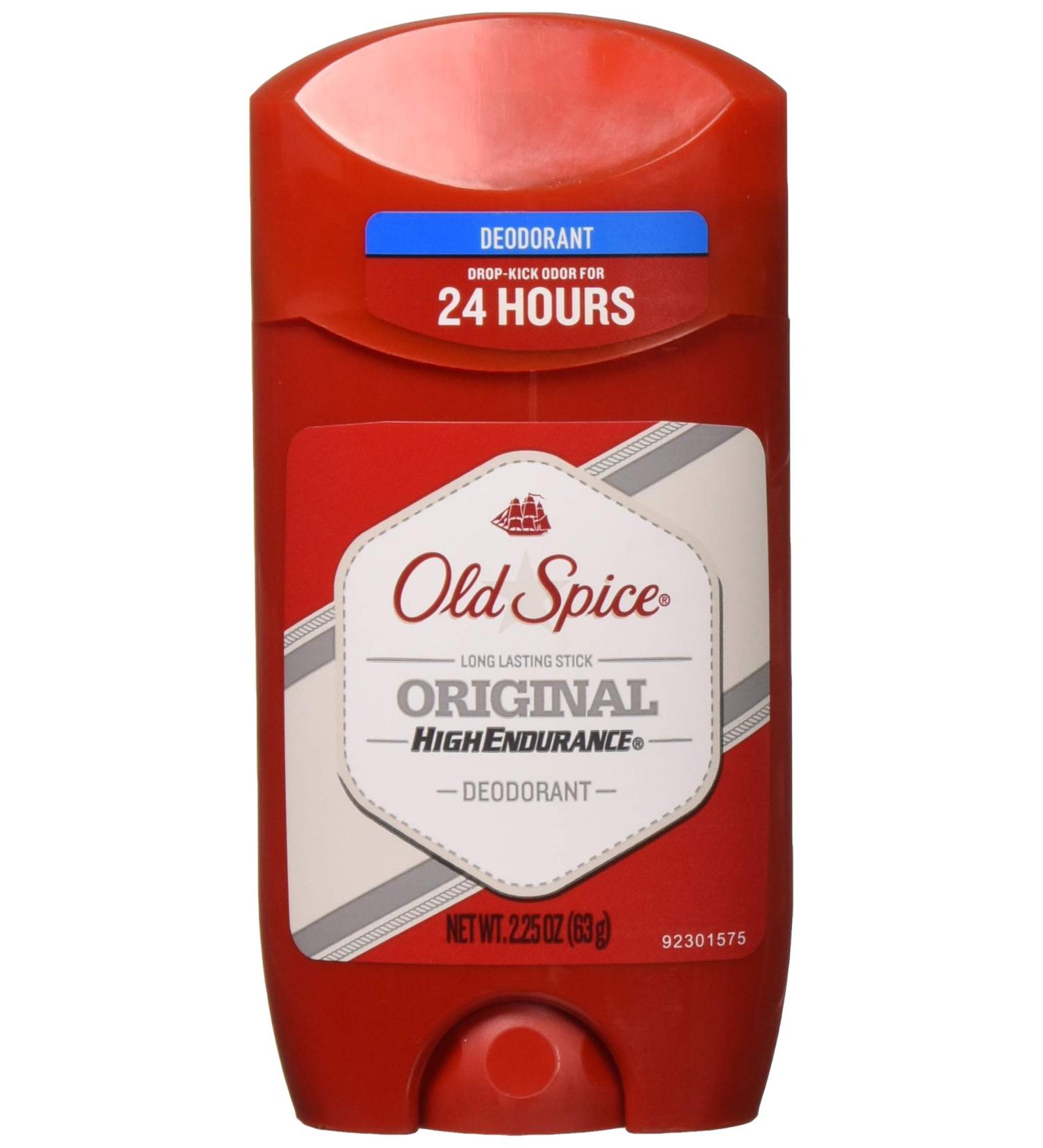 Old Spice High Endurance Original Scent Men's Deodorant 2.25 Oz - Pack of 6 - Buy Online on GoSupps.com