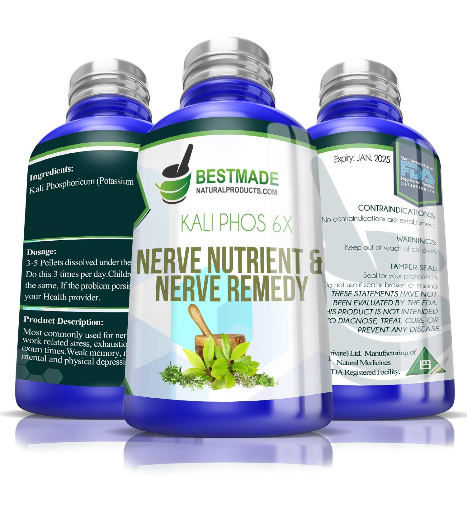 NUTRILUSH Nerve Nutrient & Remedy for Stress, Sleeplessness, and Headaches - 300 Pellets - Buy Online on GoSupps.com