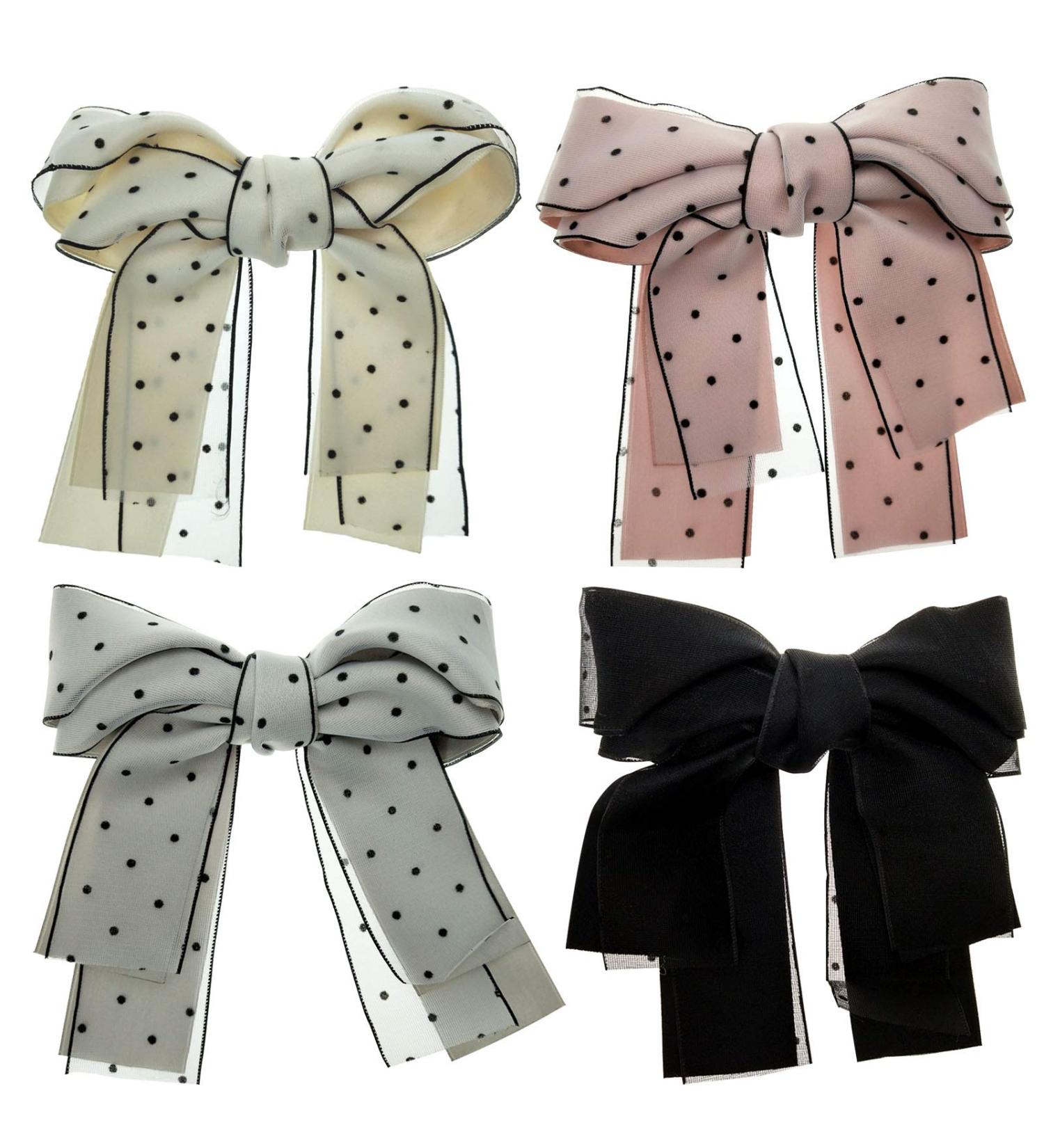 4pcs Large Bow Hair Clips | Stylish Hair Accessories for Women & Girls - Perfect Hair Jewelry - Buy Online on GoSupps.com