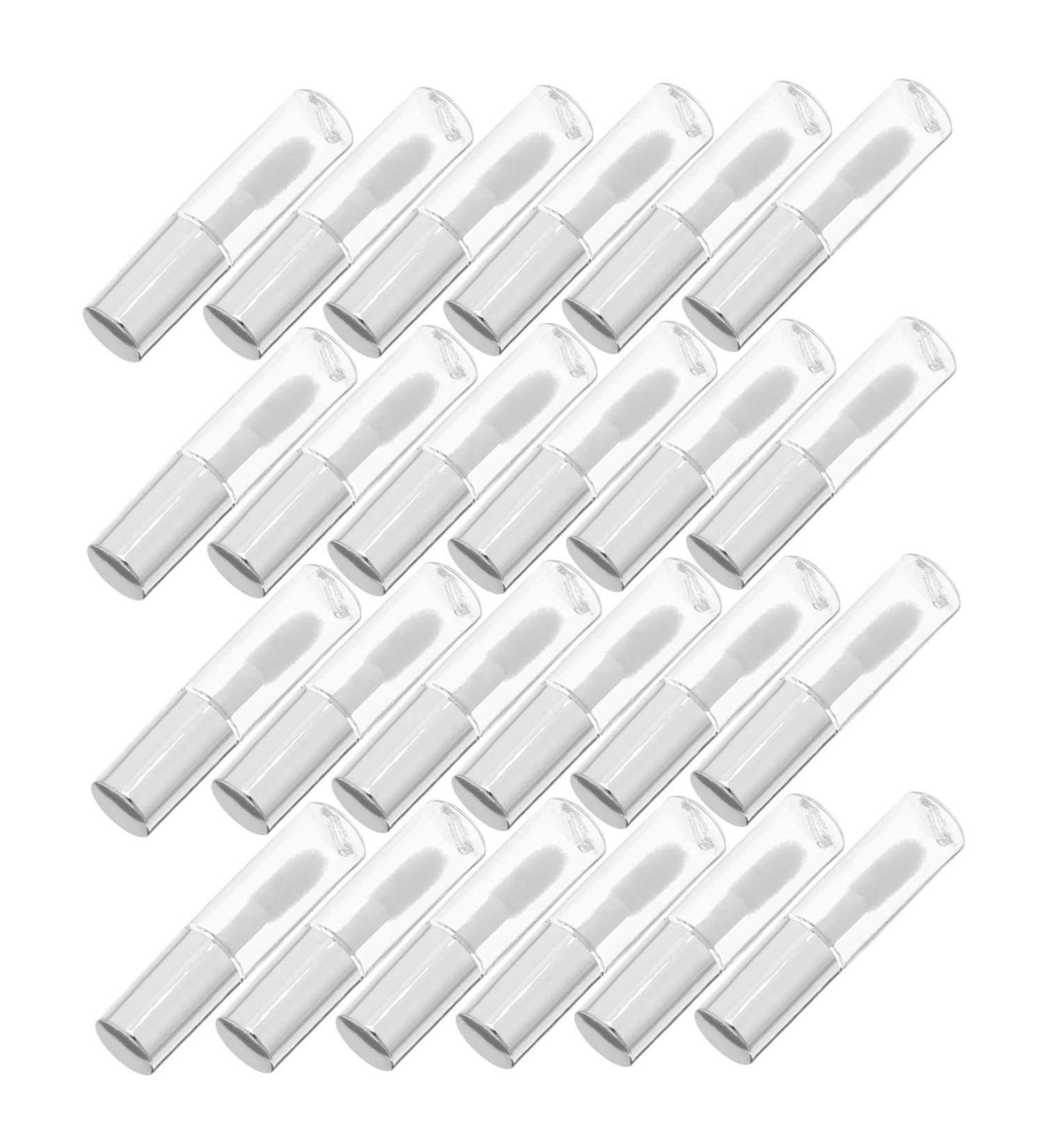 Veemoon 30pi ces Lot de Mini Tubes de Gloss Vides Plastique Transparent pour DIY L vres Rechargeables et Anti-fuites pour Voyages et Maquillage - Buy Online on GoSupps.com