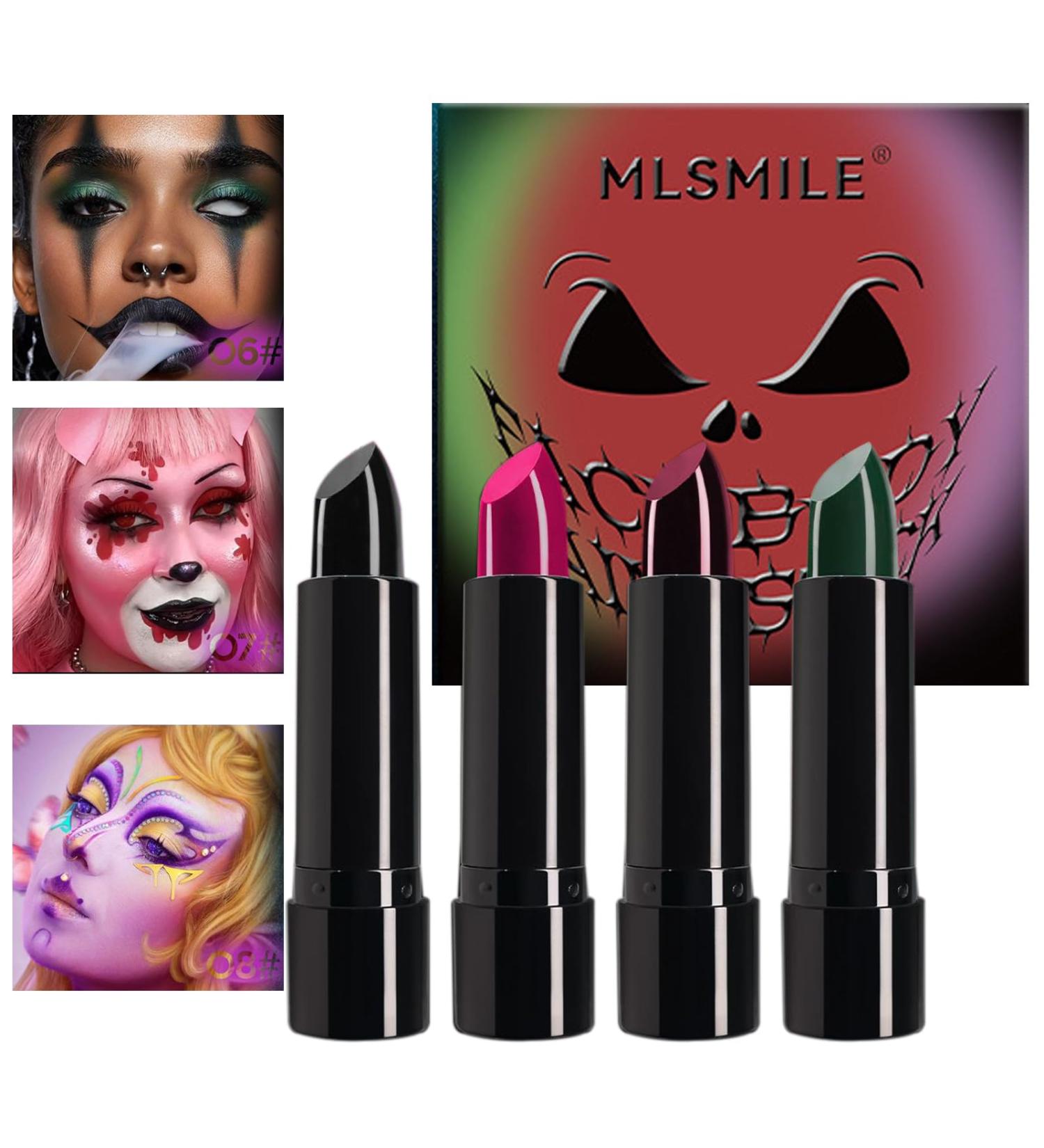 Buy Dulele 4 Colors Matte Lipstick Set Long-Lasting Vampire Lipstick for Women | Nonstick Cup Lip Gloss for Party Cosplay & Halloween - Buy Online on GoSupps.com