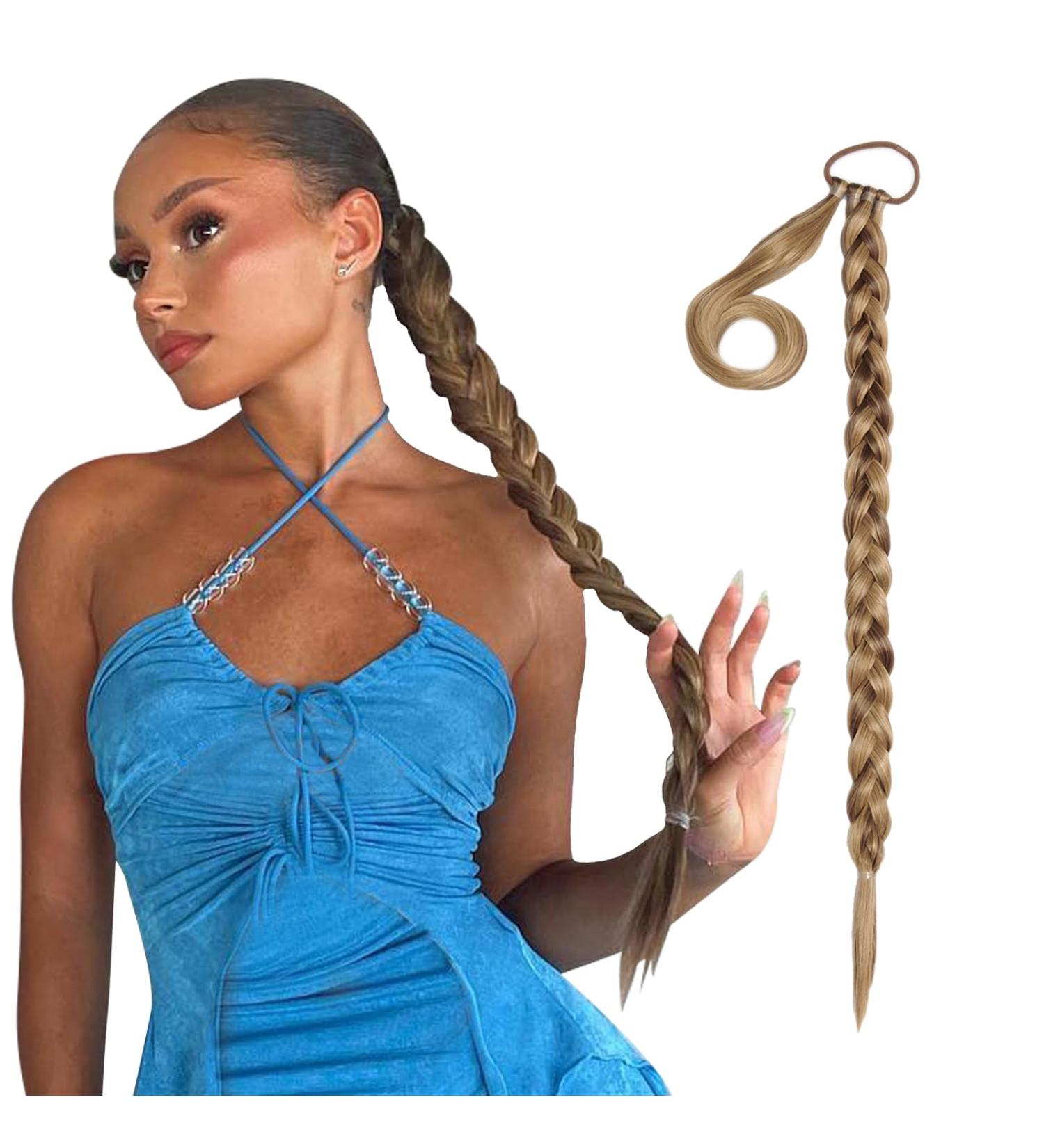 Lullabellz Grande Hair Braid 26-Inch Length Mellow Brown - Buy Online on GoSupps.com