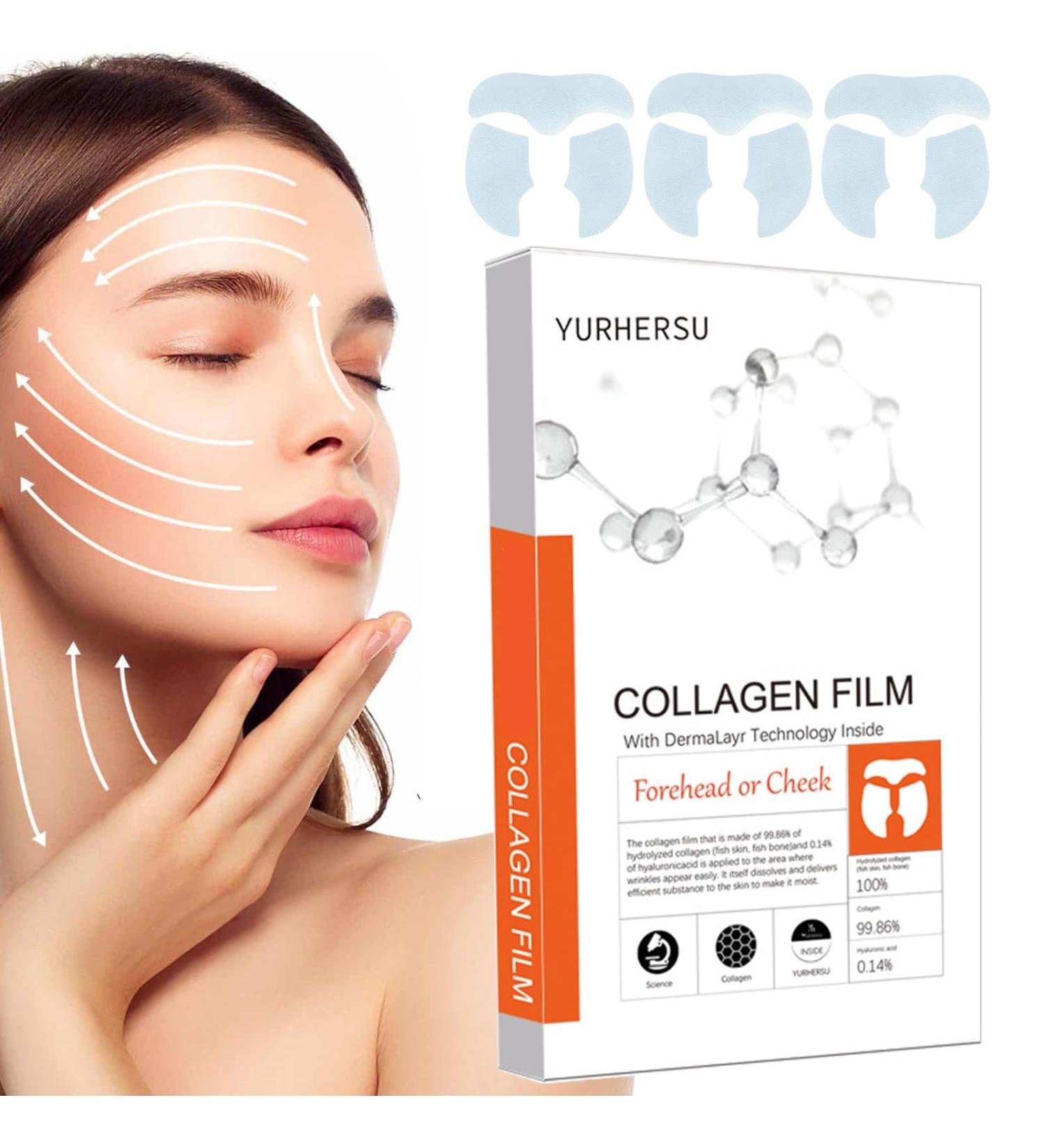 Face Wrinkl Patches | Forehead Patches for Wrinkl s | Facial Patches with Hydrolyzed | Facial Anti-Wrinkl Patches Smooth Forehead & Cheek to Anti Fine Lines - Buy Online on GoSupps.com