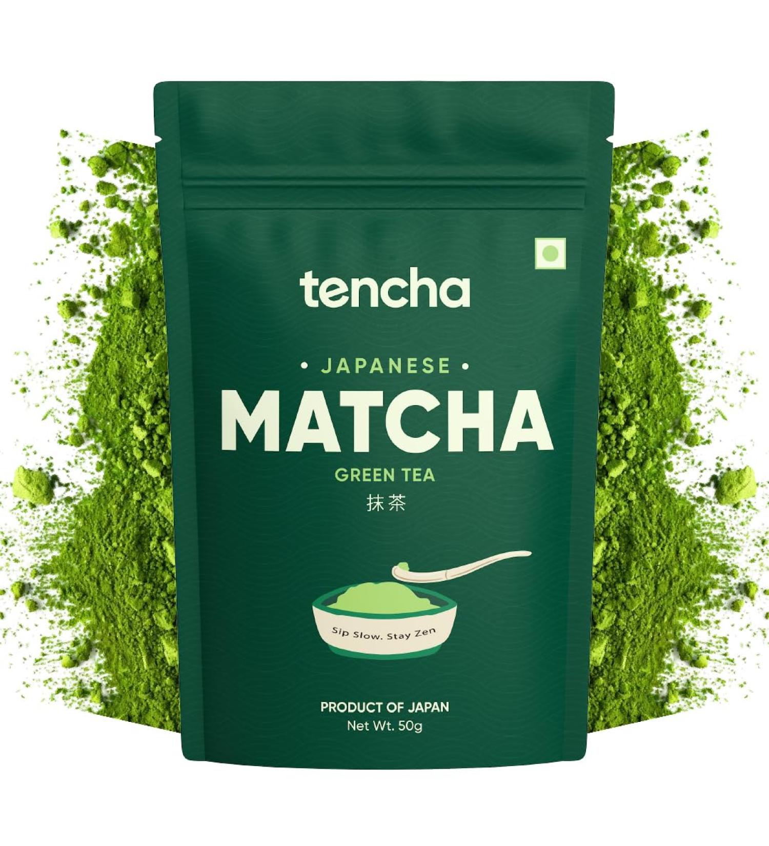 Tencha Matcha culinaire | Poudre de th vert matcha japonais pur | De Shizouka Japon | V gan | Sans dulcorants artificiels | 50 g 1 pi ce 50 g culinaire - Buy Online on GoSupps.com