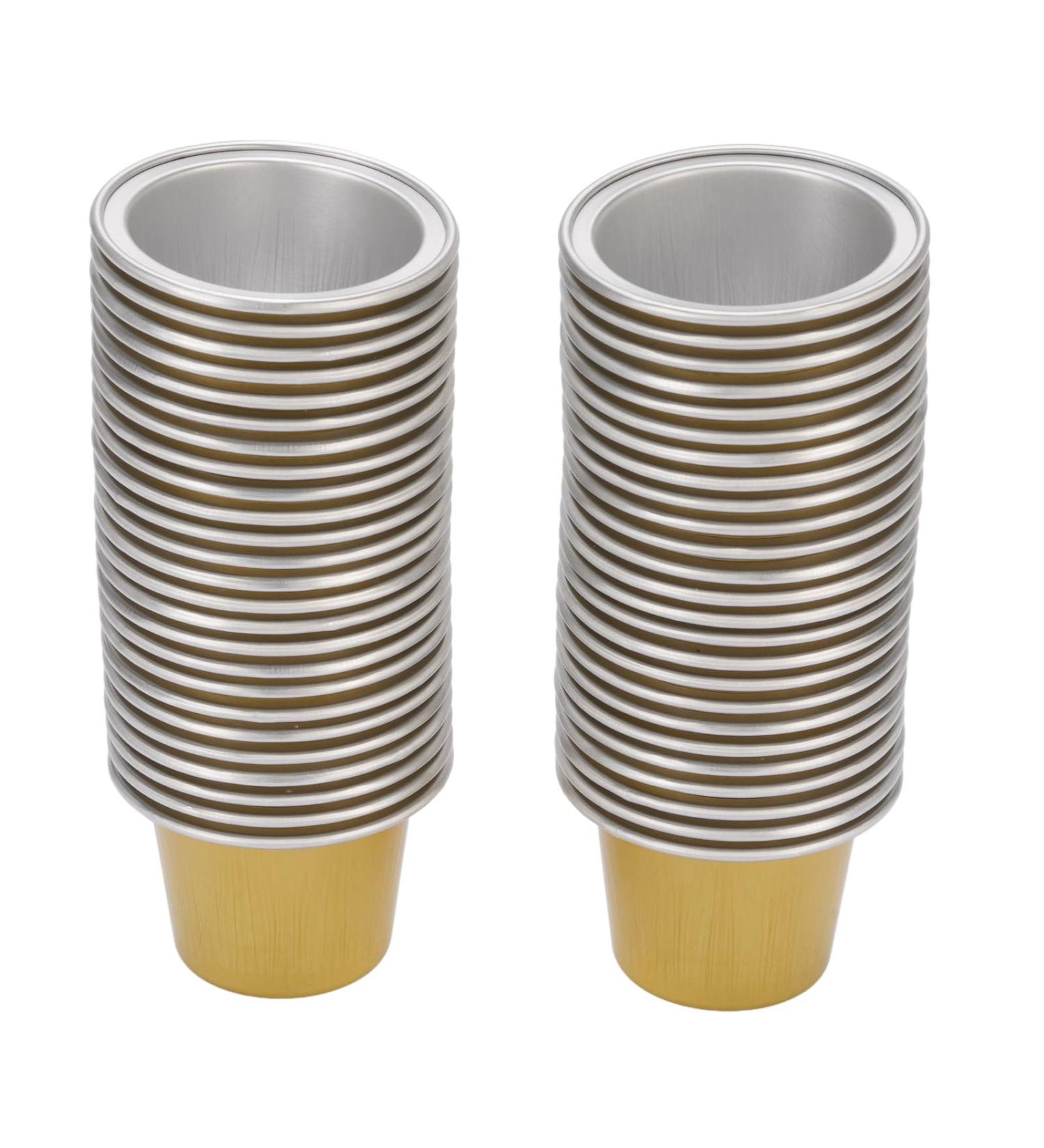  ANGGREK 15 ml Pods Seal Seal Stickers Lids with Spoon and Brush 2.9 x 2.9 x 3.6 cm Built from High Quality Aluminium 50 Pcs Aluminum Coffee Capsules Precise Fit  - Buy Online on GoSupps.com