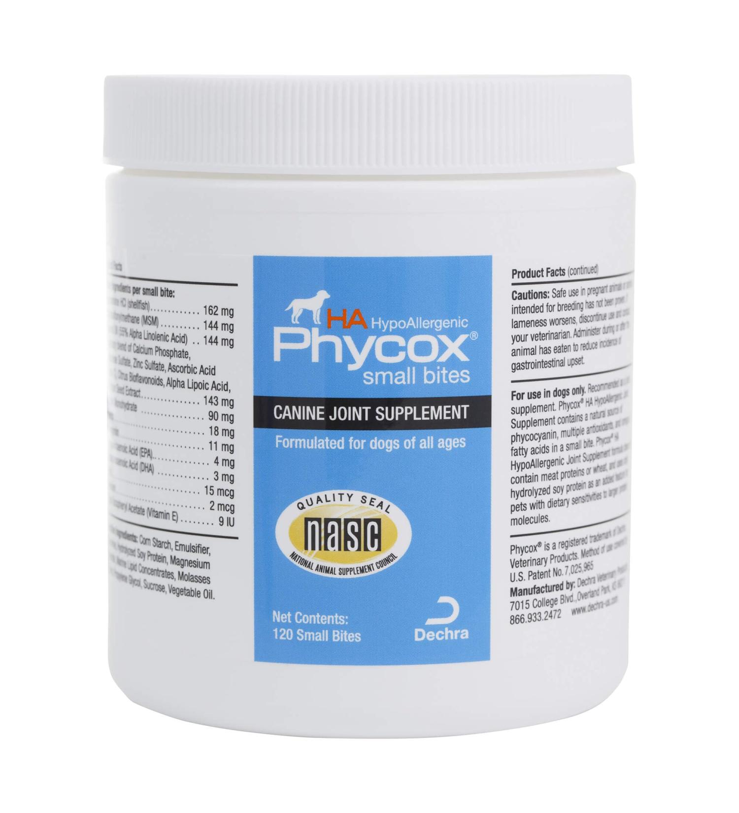 PhyCox H/A Small Bites 120ct