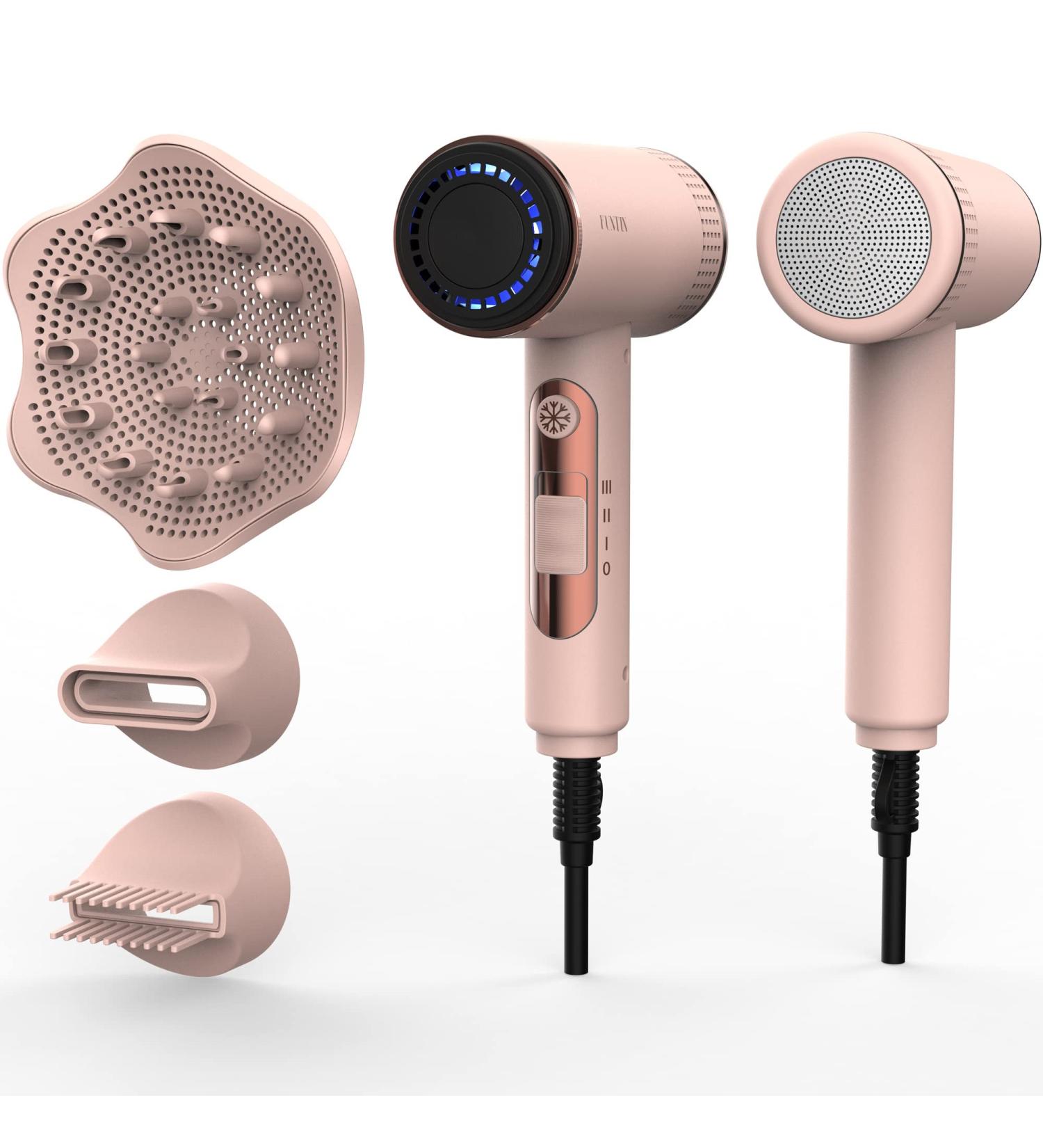 FUNTIN 2000W Ionic Hair Dryer with Brushless Motor for Salon Professional Use - Pink - Buy Online on GoSupps.com