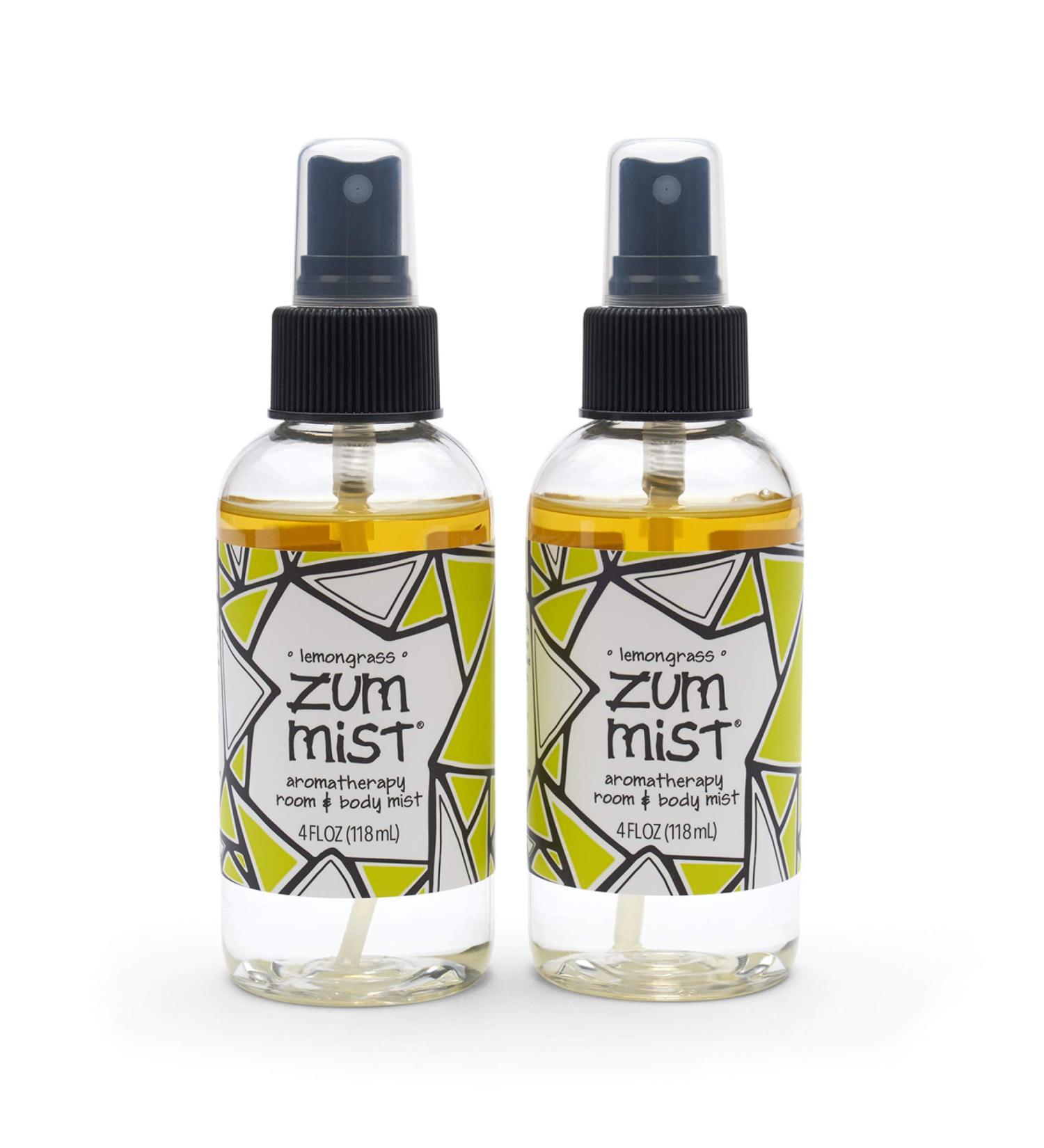 Zum Mist Lemongrass Room and Body Spray 4 fl oz - 2 Pack - Buy Online on GoSupps.com