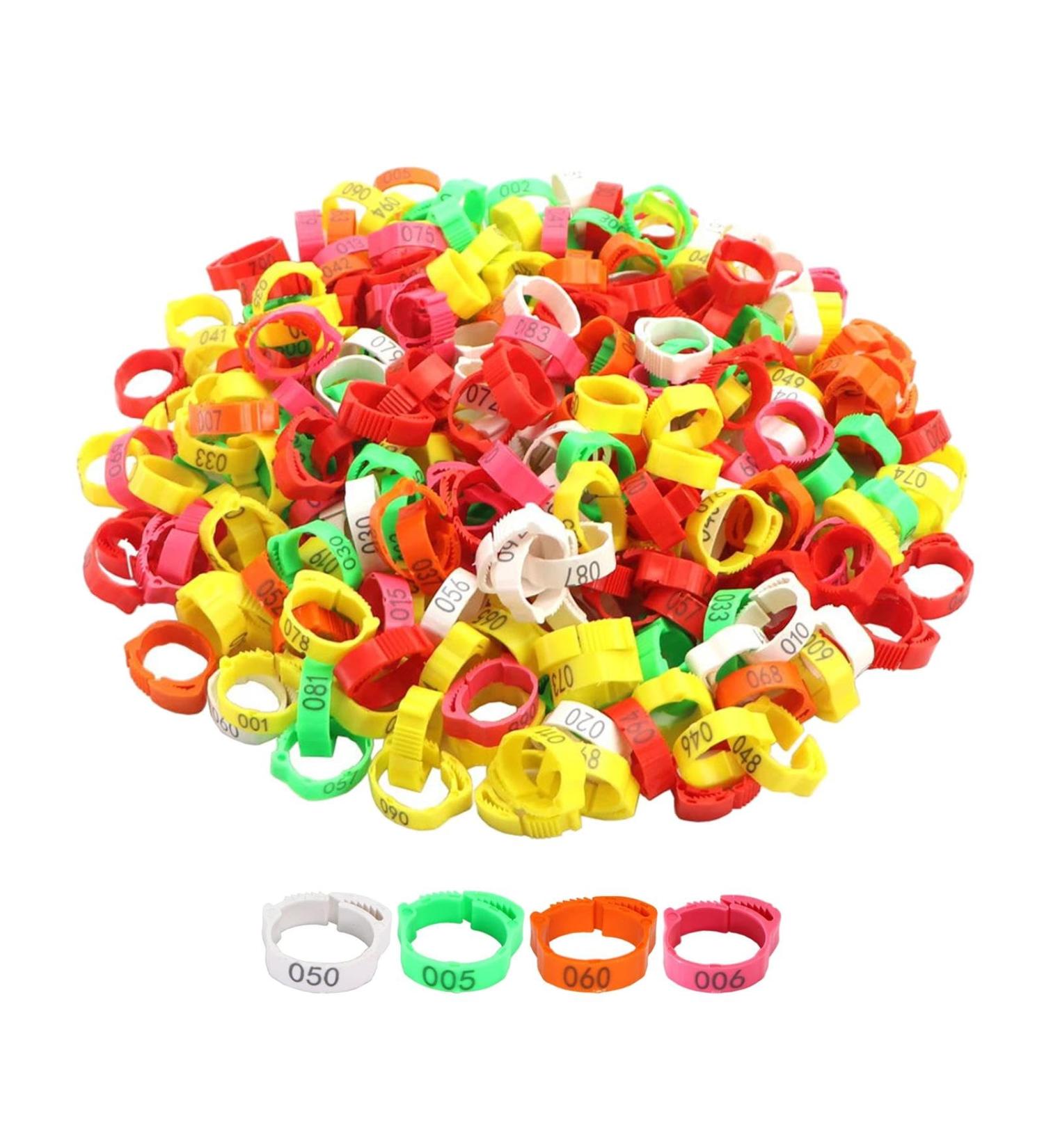 Buy Perfk 100x Poultry Leg Bands - Durable Chicken Leg Rings with Shield for Ducks - 100 Pieces for International Shipping - Buy Online on GoSupps.com