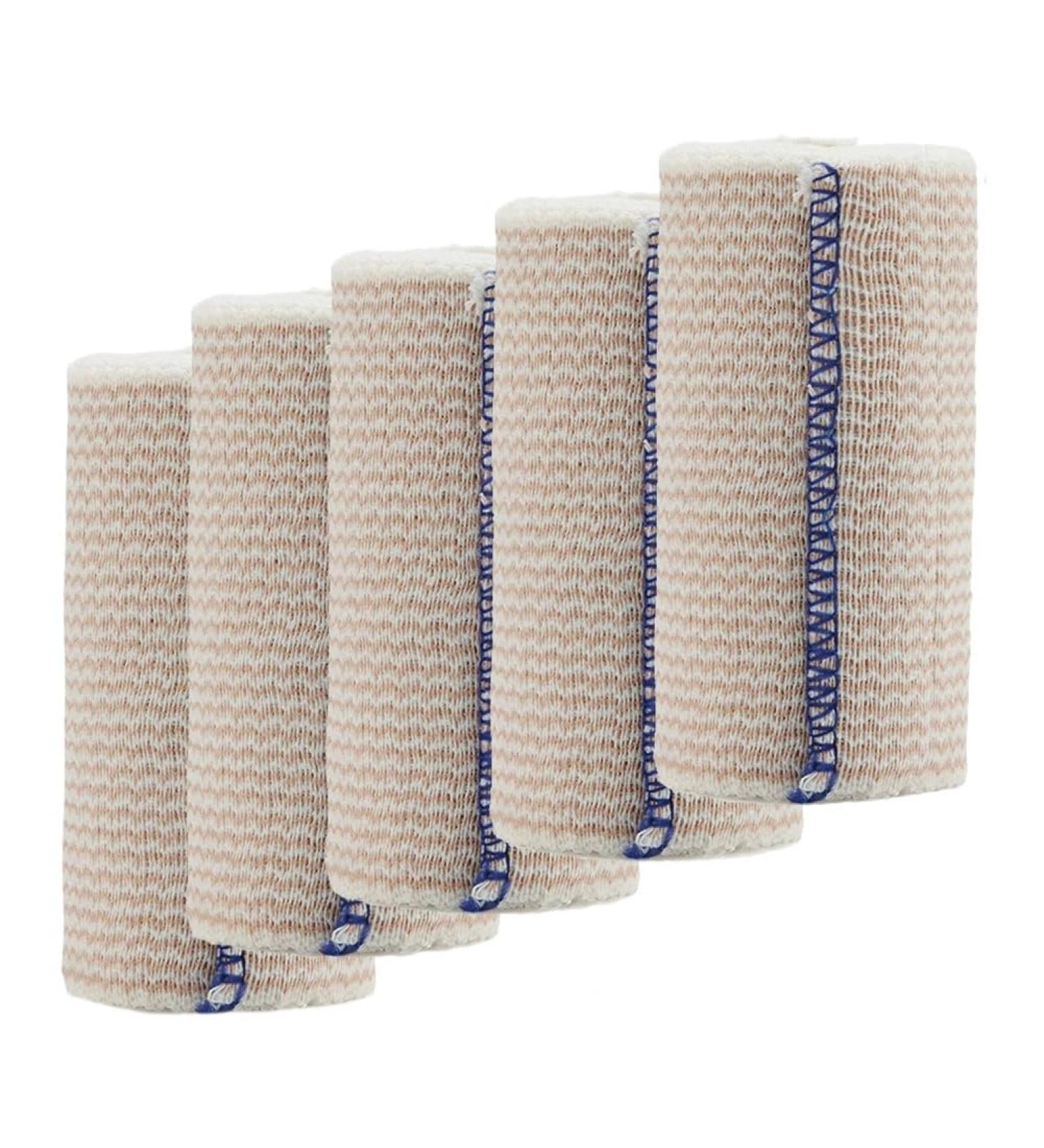 Tovmekdjn 5 Rolls Elastic Bandage Wrap - Compression Bandage with Self Closure and Extra Clips Latex Free Bandage for Sports C - Buy Online on GoSupps.com