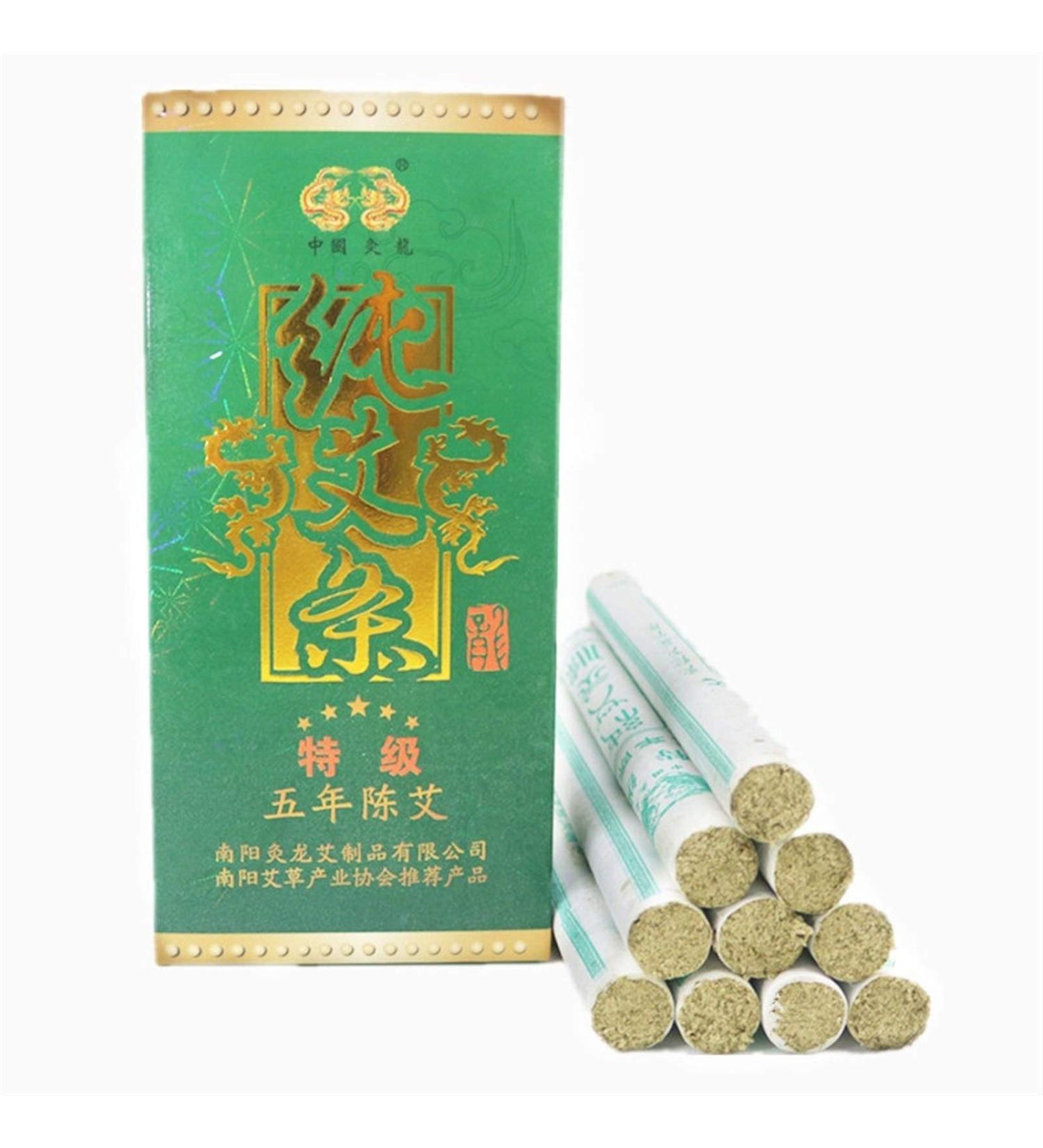 DUNSBY Moxa Rolls - 5 Year Smokeless Moxa Sticks for Moxibustion | Natural Wild Mugwort 19mm x 200mm - International Shipping Available - Buy Online on GoSupps.com