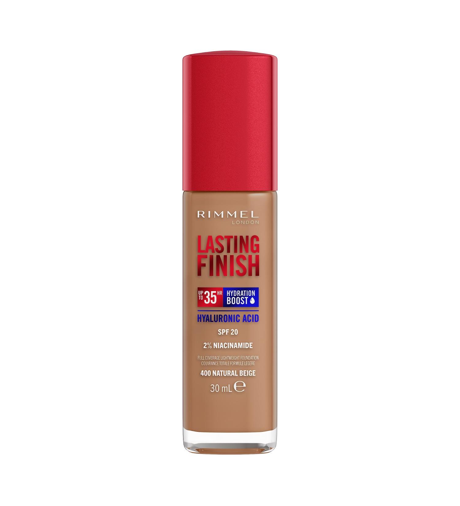 Rimmel Lasting Finish 35HR Foundation in Natural Beige - Long-Lasting Formula - Buy Online on GoSupps.com
