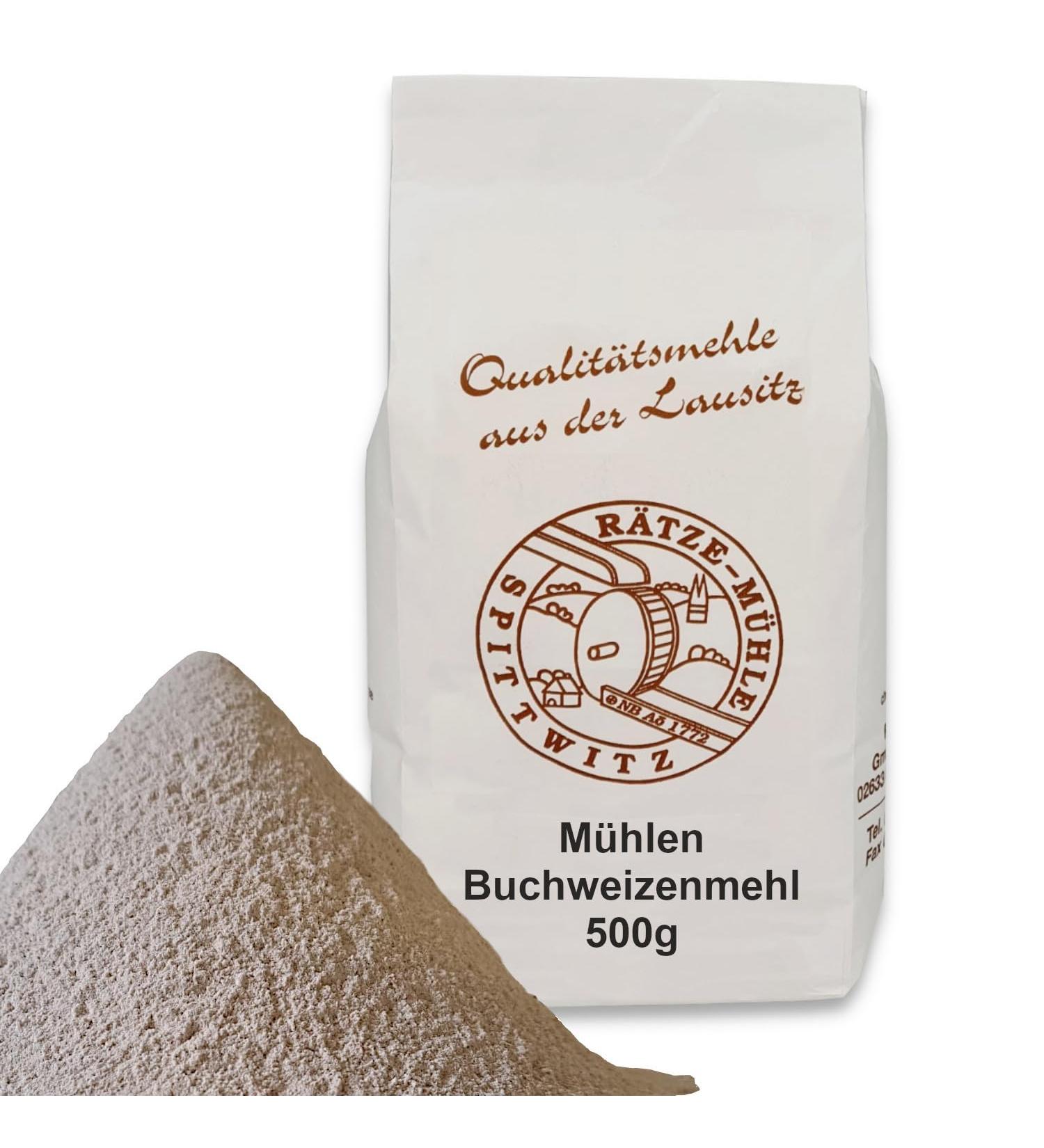M hlen Buckwheat Flour 500g - Premium Quality Freshly Ground at R tze Mill | 100% Natural & Regional - Buy Online on GoSupps.com