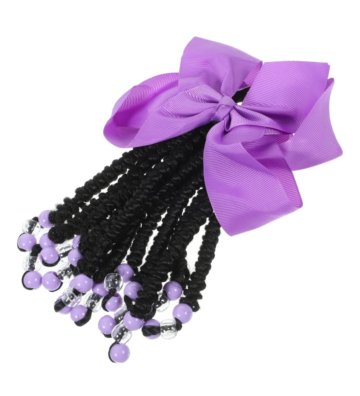 MAGICLULU Ponytail Beads and Dreadlocks Ponytail Wig Braided Wig Color Hair Extensions for Hair Accessories for Braids Synthetic Ponytail Extension Miss Decorate Chemical Fiber Lengthen - Buy Online on GoSupps.com