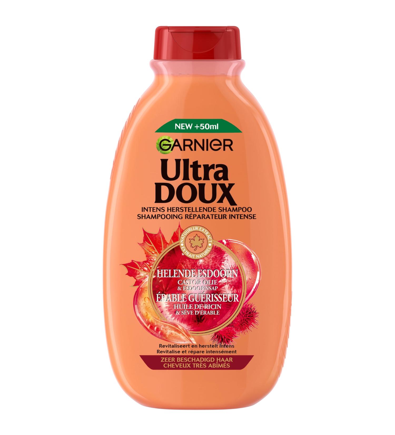 Garnier Garnier Ultra Soft - Intense Repair Shampoo - Healing Maple - Very Damaged Hair - 300 ml