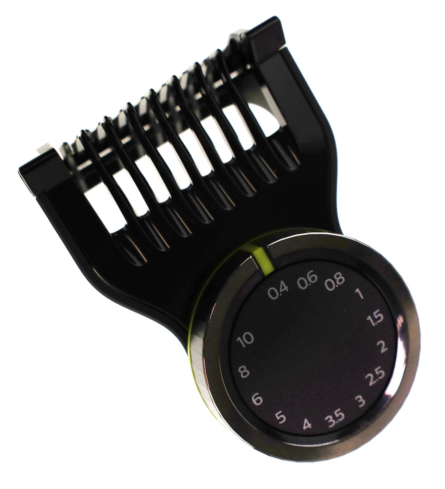 Comb attachment 0.4-10mm compatible with/spare part for Philips 300006136741 QP6550 OneBlade Pro Face + Body
