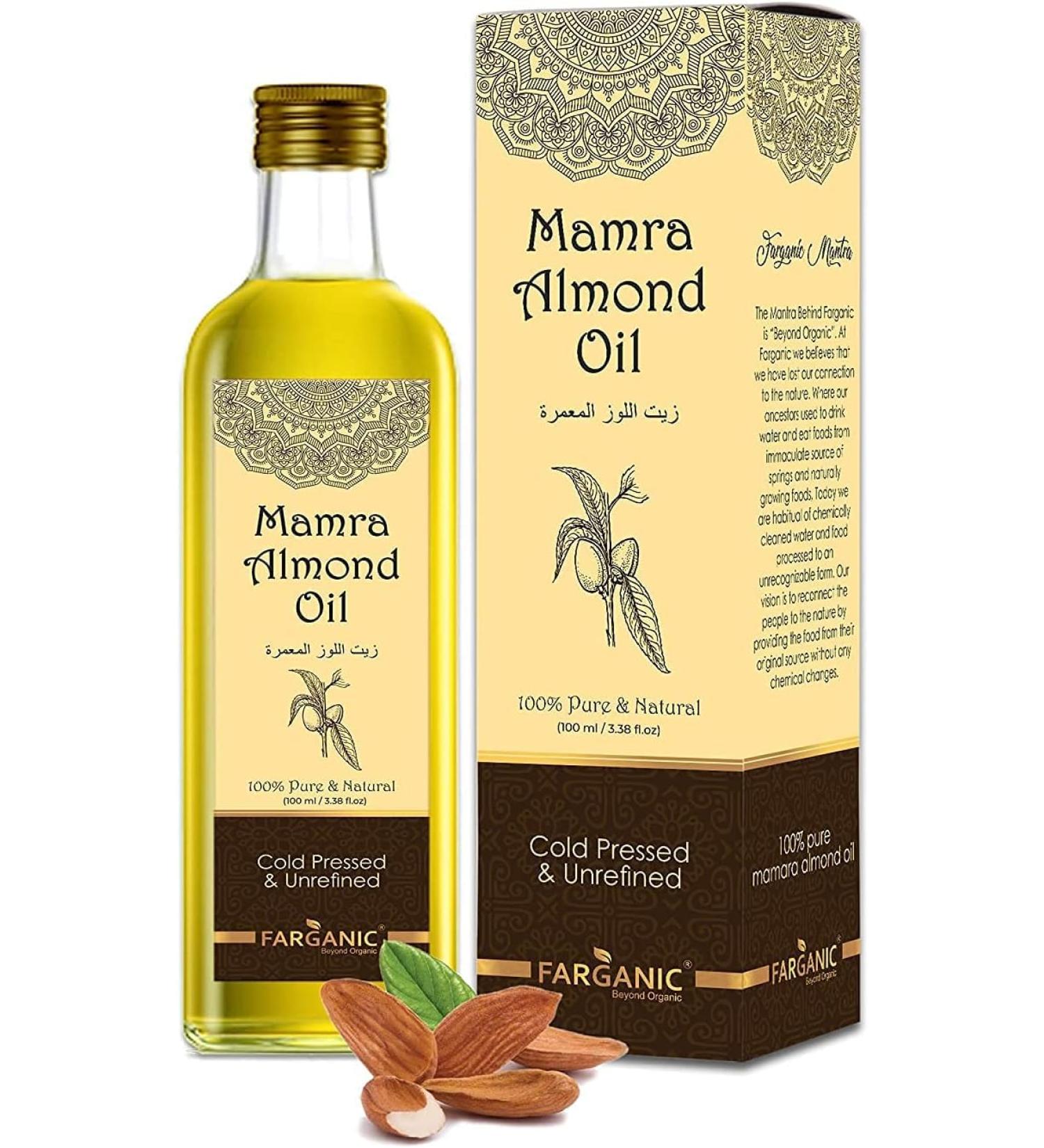  QURA QURA India's First Pure Asal Mamra Giri Almond Stem Oil Badam Extra Virgin Quality 100 ml - Buy Online on GoSupps.com