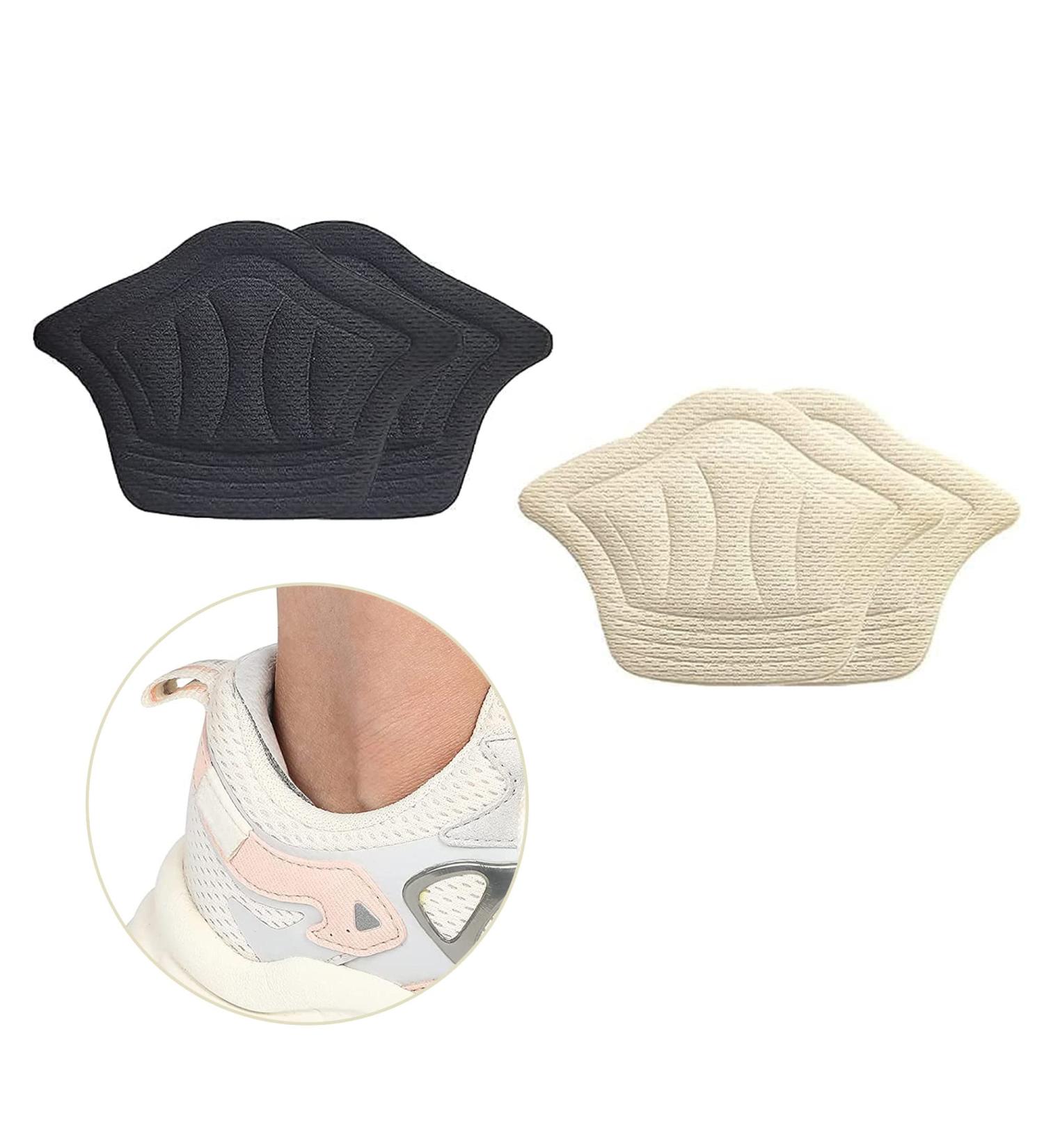 Uyst Sponge Heel Cushion - 4 Pieces Self-Adhesive Heel Pillows for Shoe Comfort & Friction Protection - Ideal for All Shoe Types - Buy Online on GoSupps.com