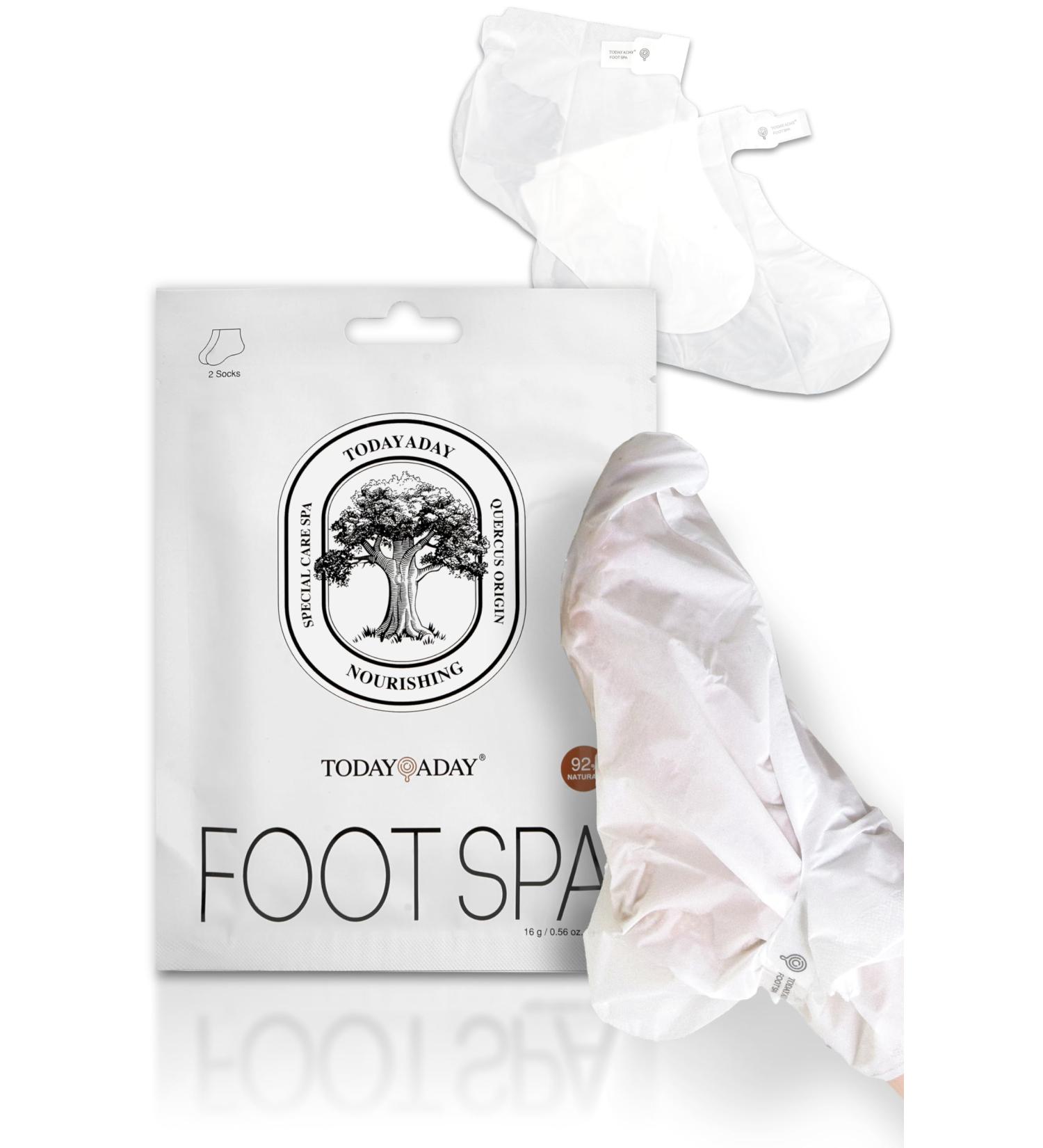 Moisturizing Foot Mask | 5 Pairs at Home Foot Spa Kit | Dead Skin Remover Foot Gloves | Pedicure & Foot Care Products for Women & Men - Buy Online on GoSupps.com
