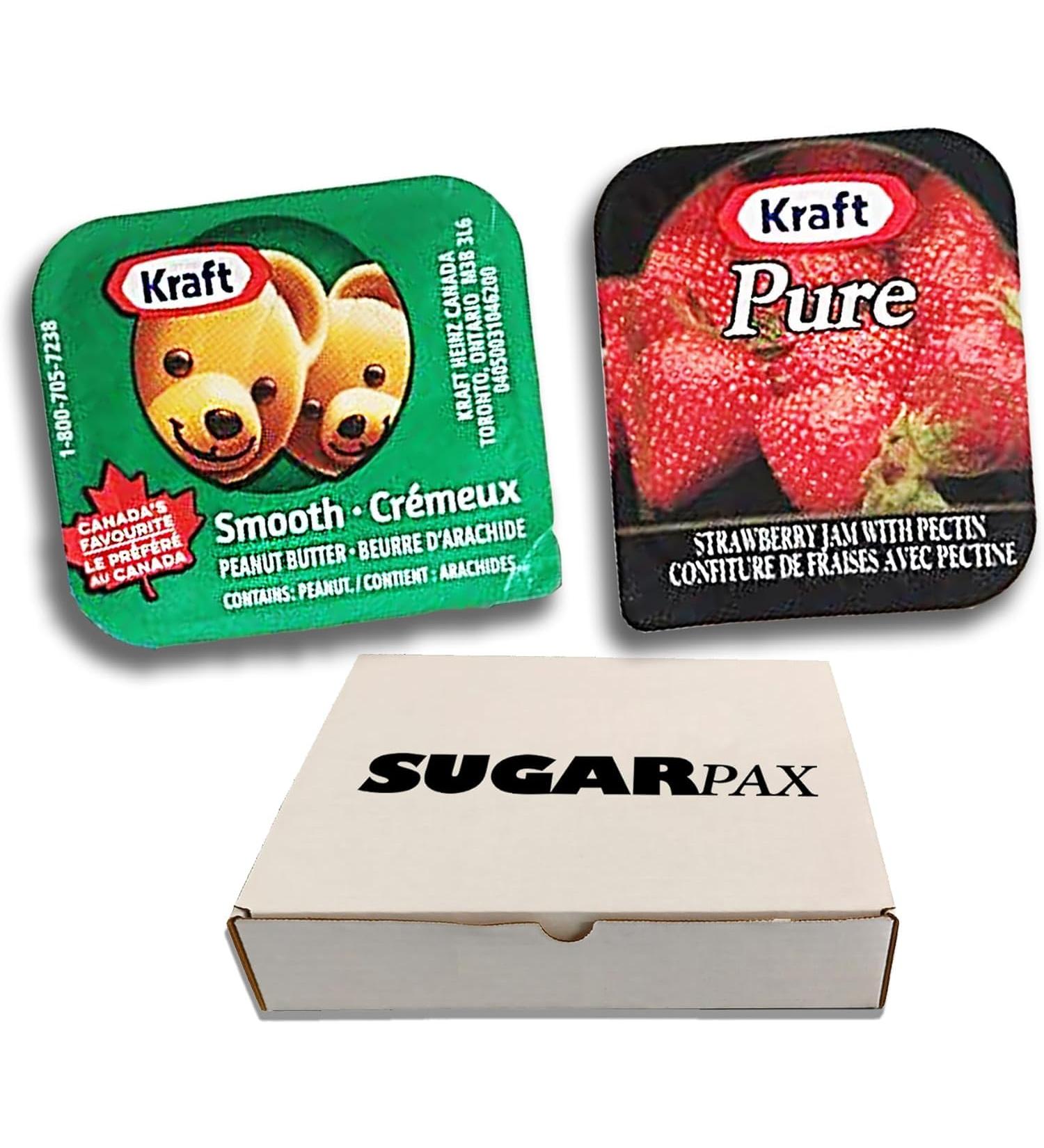 SugarPax - Kraft Peanut Butter Jelly Single-Serve Portion Bundle (Strawberry) - total of 30pcs - Buy Online on GoSupps.com