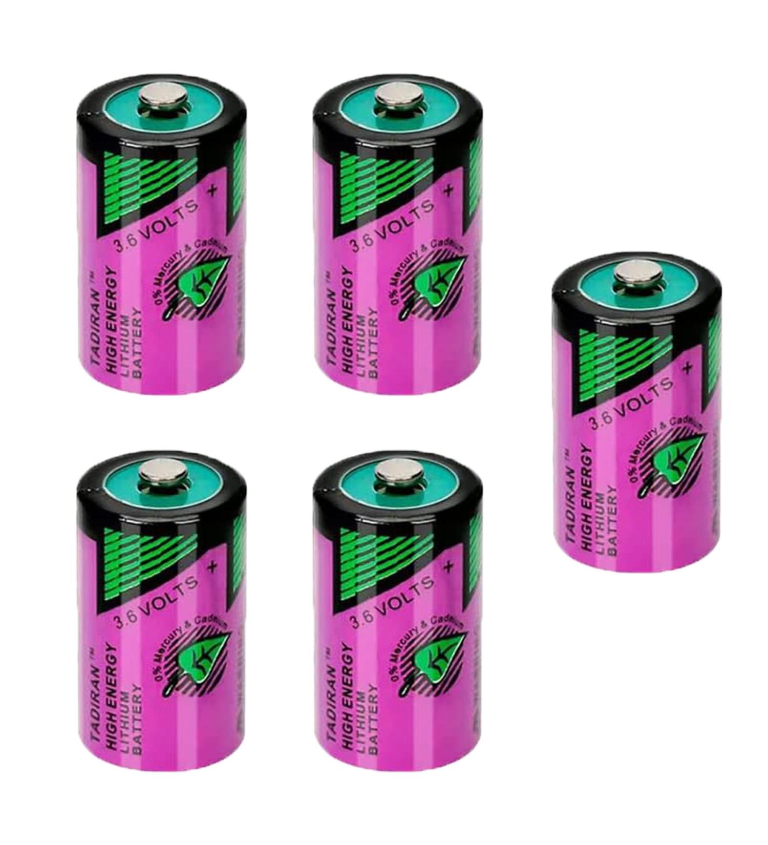 Buy TL-5902 Battery 1200mAh 3.6V - 5 Pack | Tadiran Battery Replacement for ER14250 & SL-350TL-5902/S - Fast International Shipping - Buy Online on GoSupps.com