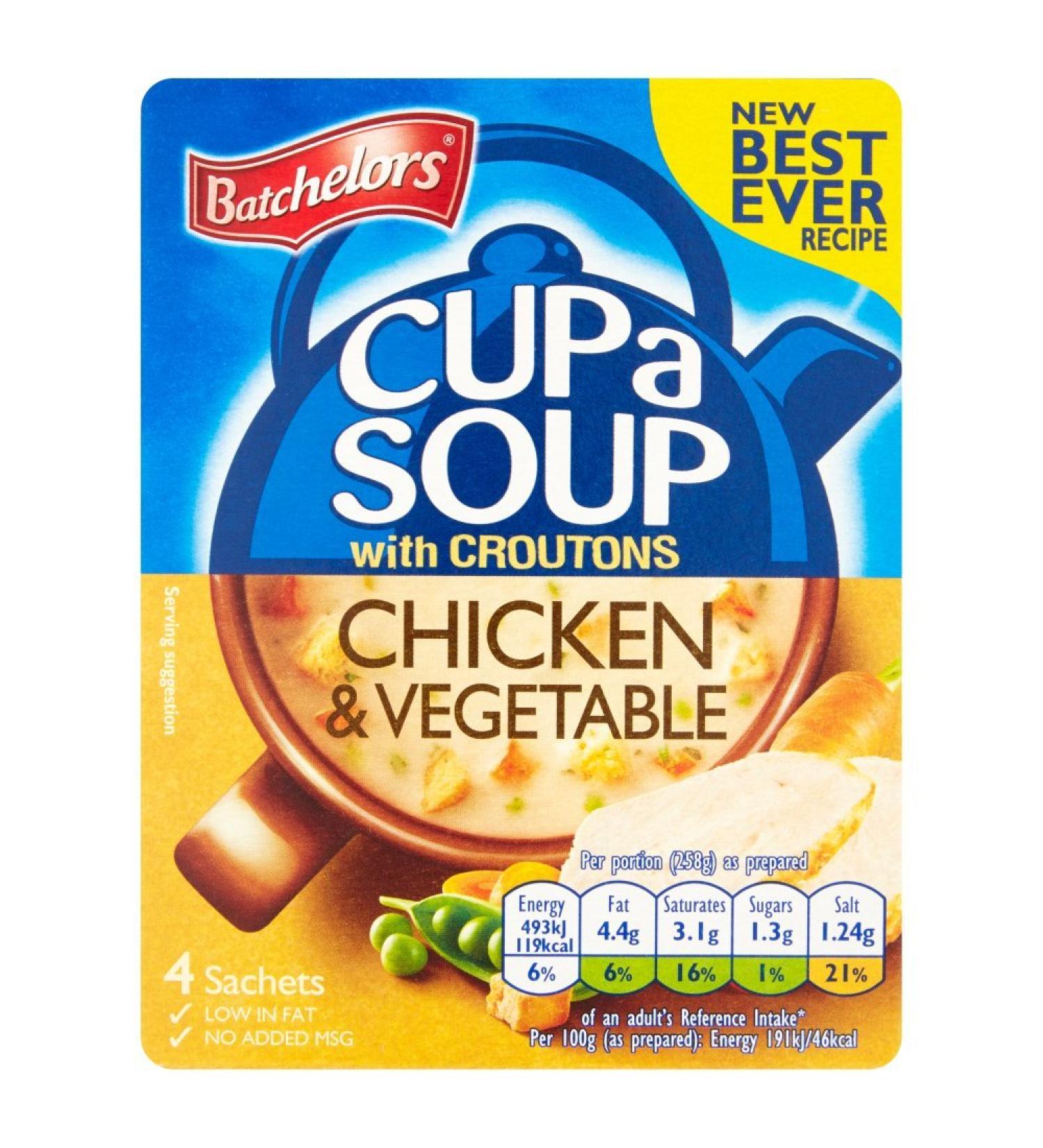BATCHELOR Batchelor S Cup A Soup Chicken and Vegetables 115g x 9