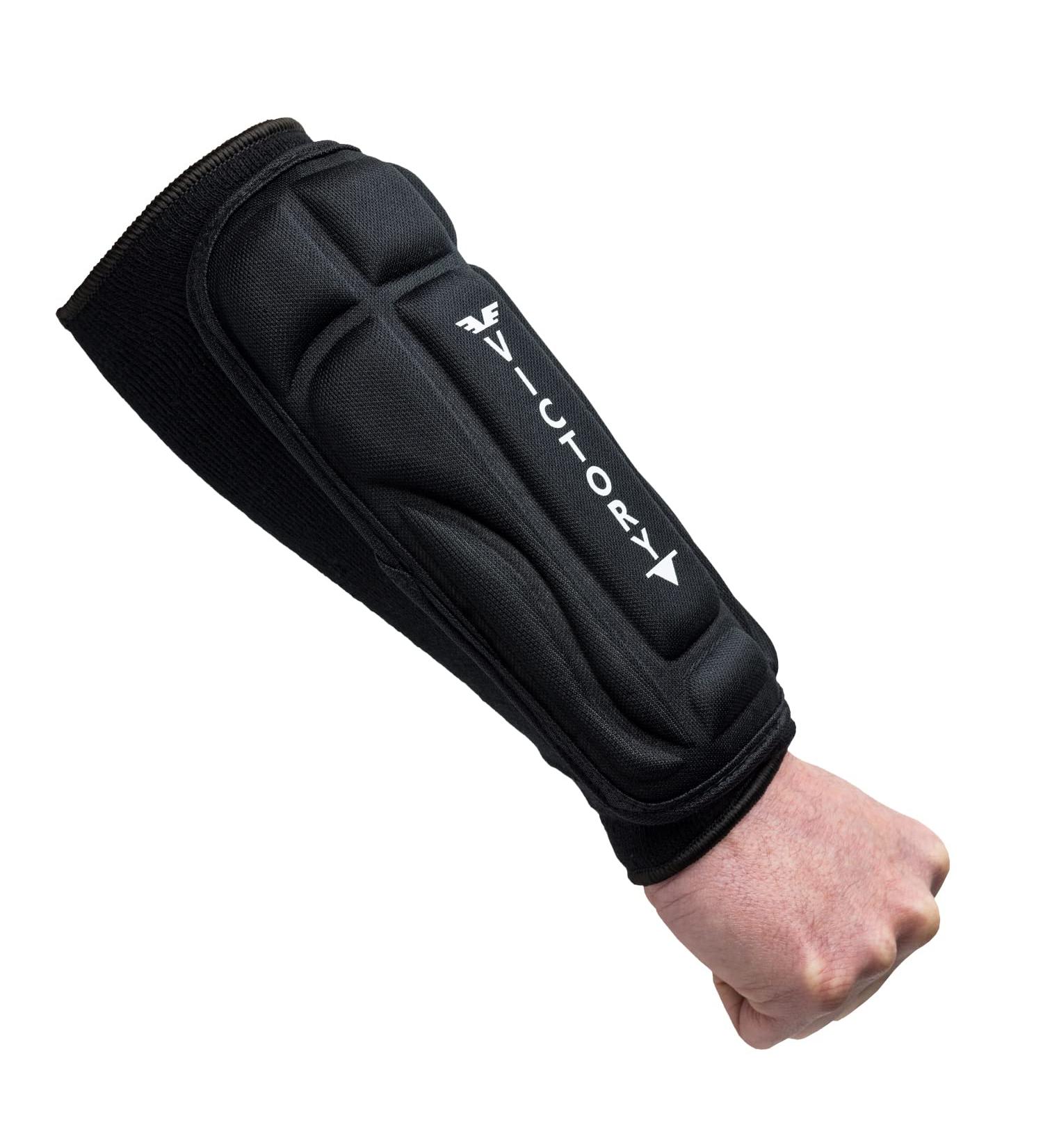 Martial Arts Forearm Armor Guards - MMA Padded Arm Sleeves | Medium Size - Buy Online on GoSupps.com