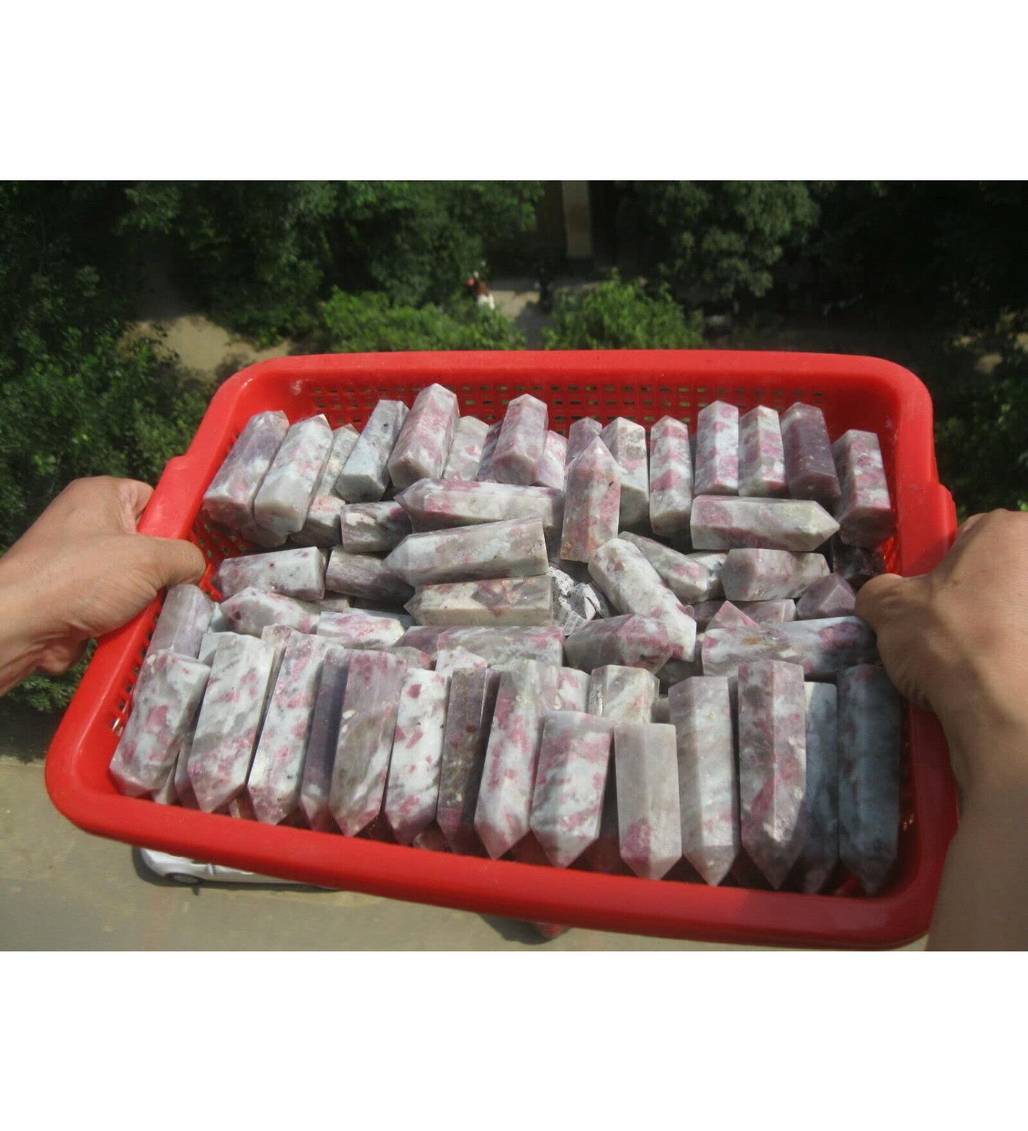 2.2LB Natural Red Tourmaline Crystal Rough Stone Rock Specimen Whole JZIGTDEM - Buy Online on GoSupps.com