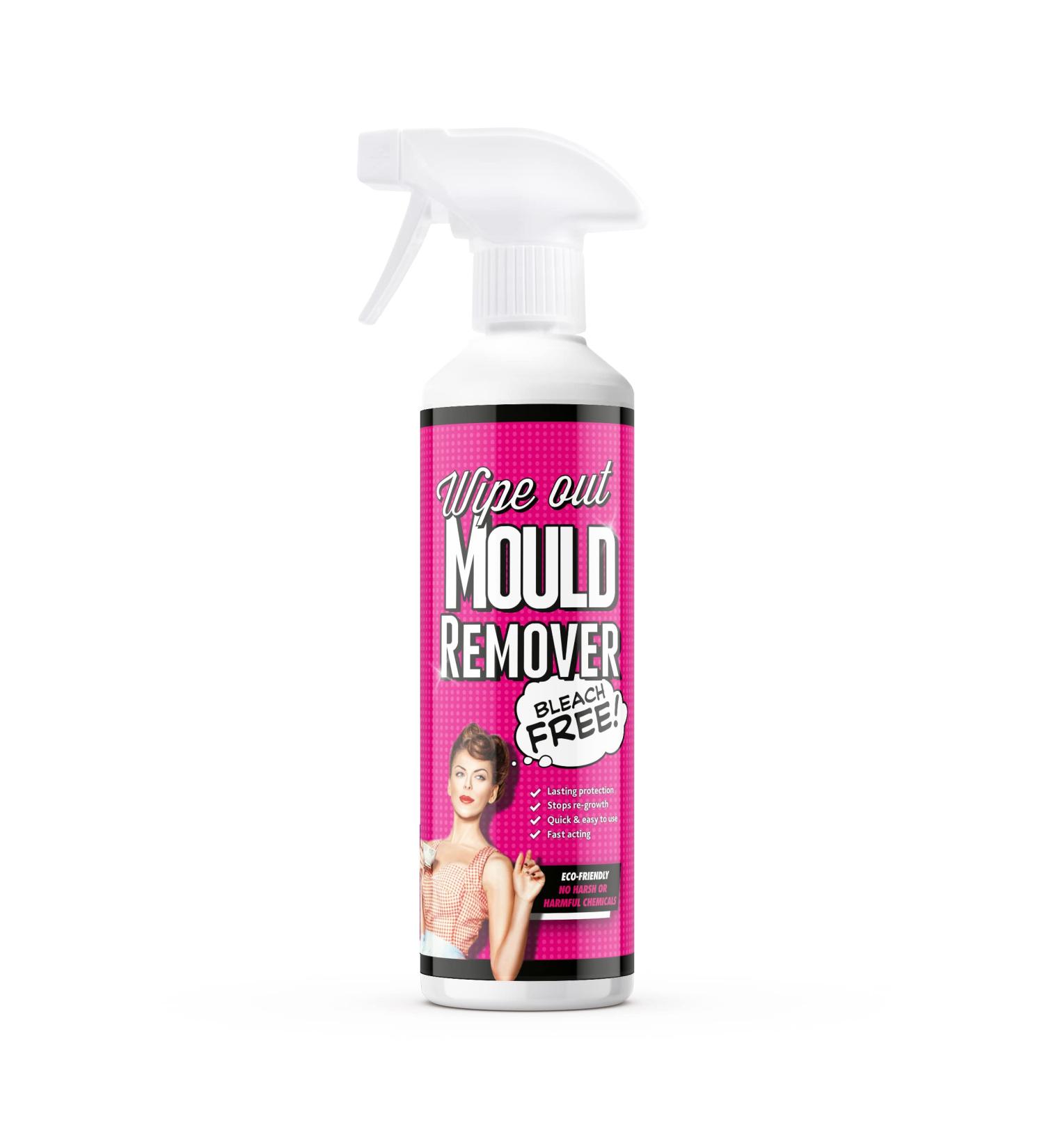 Mould & Mildew Remover 500ml - Powerful Bleach-Free Formula | Wipe Out - Buy Online on GoSupps.com