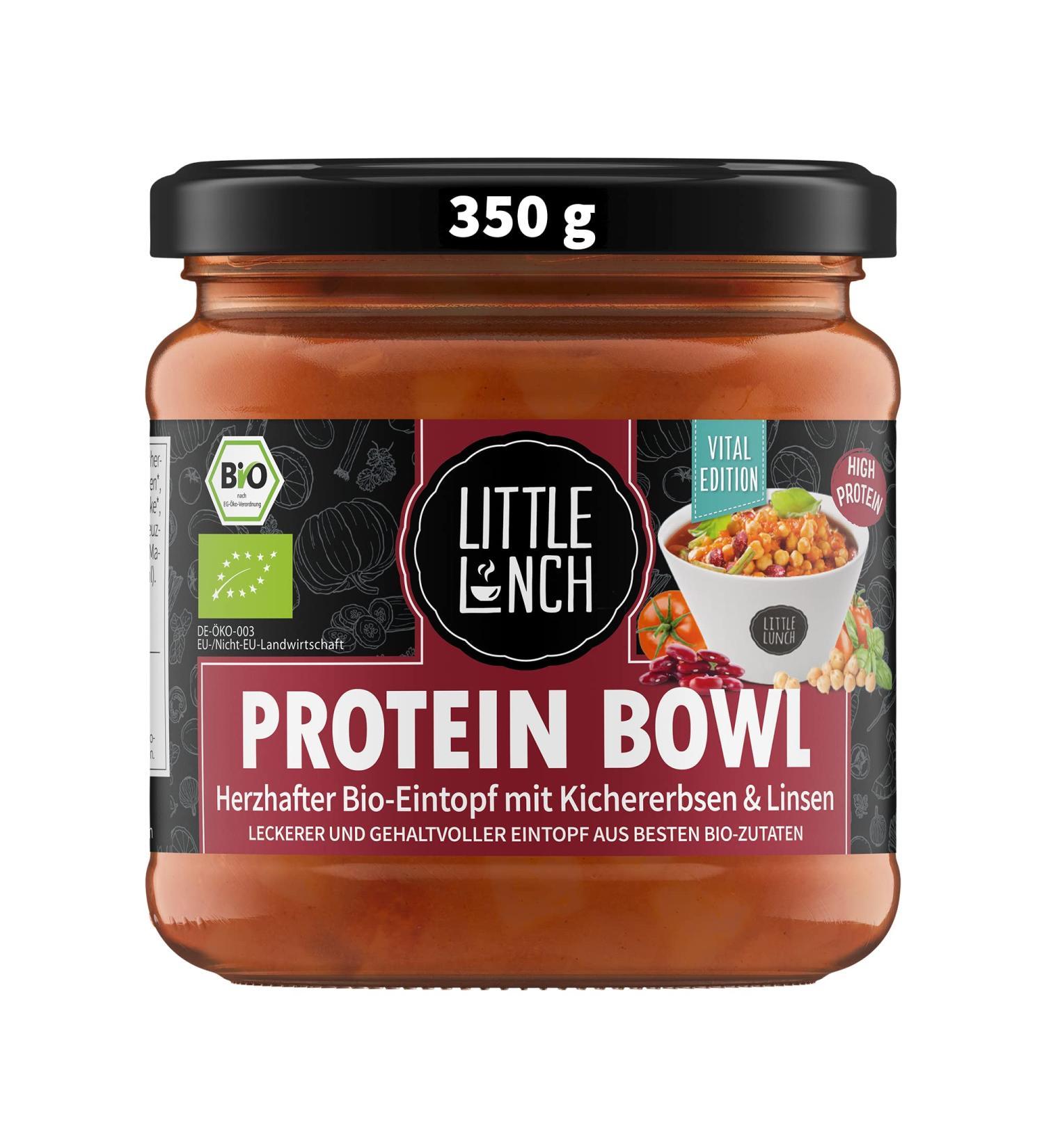 Little Lunch Organic Stew Protein Bowl | Vegan 100% Organic No Added Sugar Lactose-Free - 350ml - Buy Online on GoSupps.com