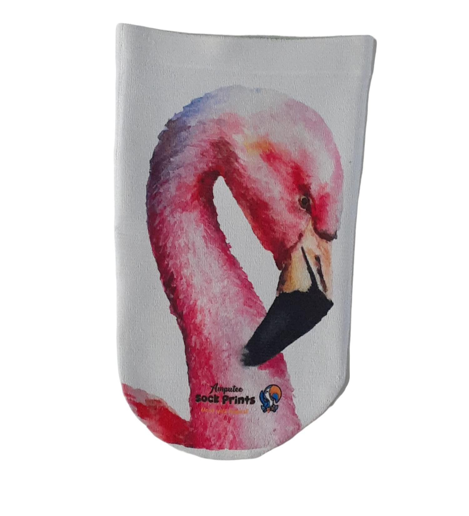 Shop Heal with Appeal Amputee Stump Sock - Flamingos Portrait | 3-Ply Comfort for All Sizes - International Shipping - Buy Online on GoSupps.com