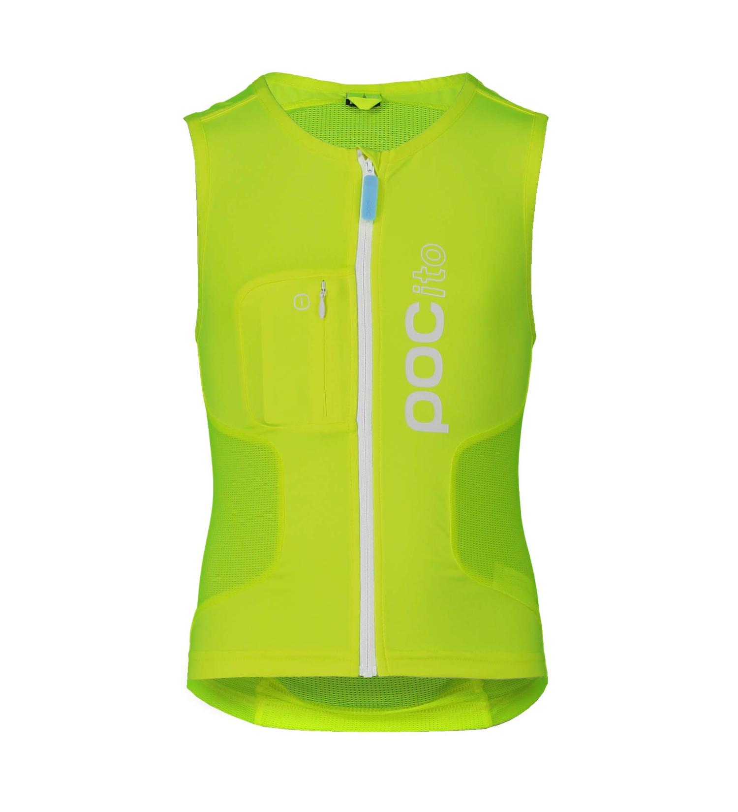 POC POCito VPD Air Vest - Child's Safe & Comfortable Back Protector in Fluorescent Yellow/Green - International Shipping Available - Buy Online on GoSupps.com