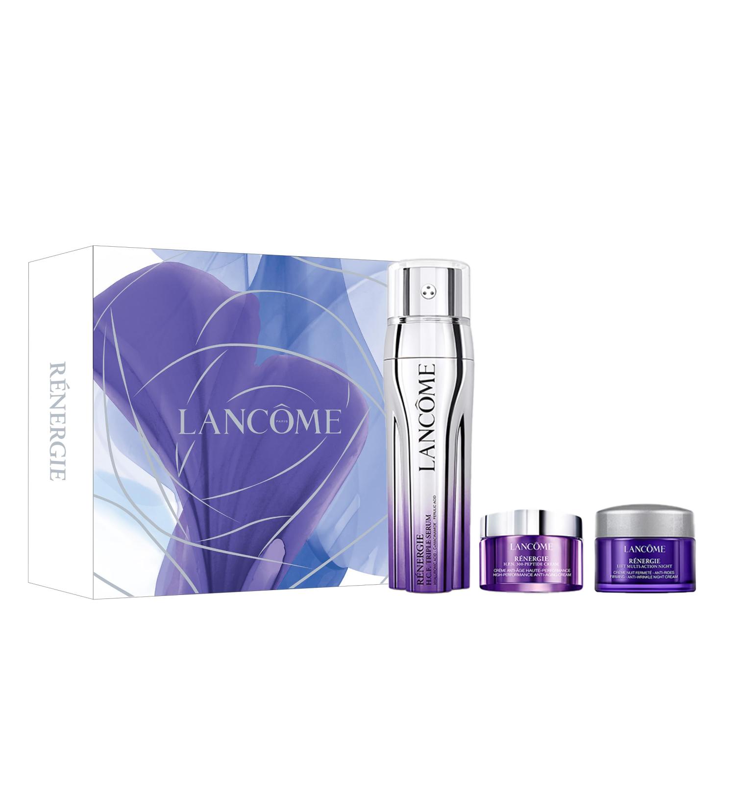 Lanc me R nergie Limited Edition Skincare Set - Full Size Serum & Eye Cream Travel Size Moisturizer - International Shipping Available - Buy Online on GoSupps.com