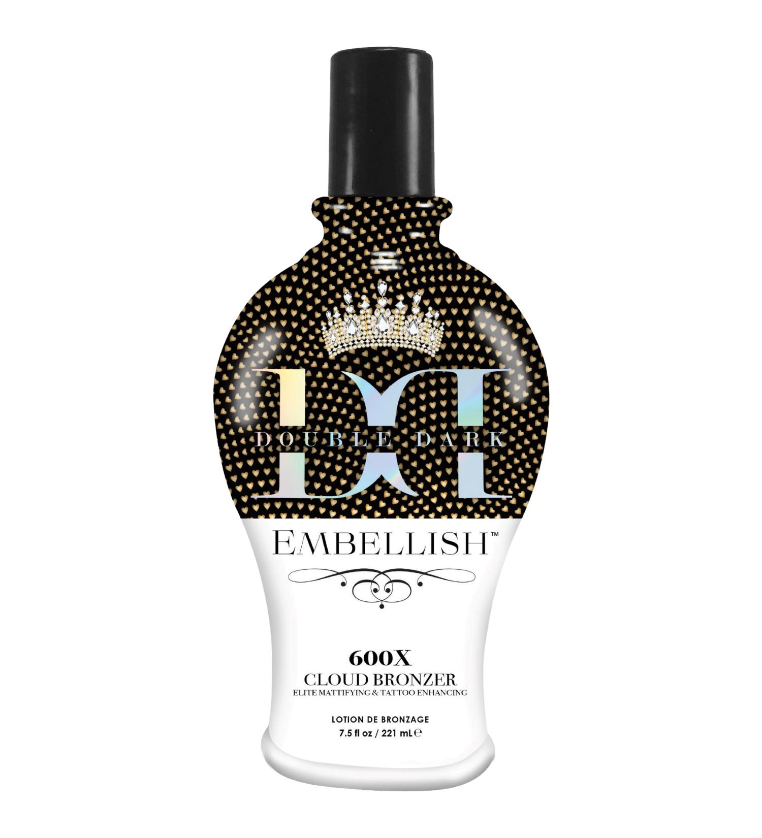 Brown Sugar Embellish Cloud Bronzer Tanning Lotion 600X Double Dark Cloud Bronzer with Mattifying Complex Copper Peptide & Hyaluronic Acid 7.5 Fl Oz - Buy Online on GoSupps.com