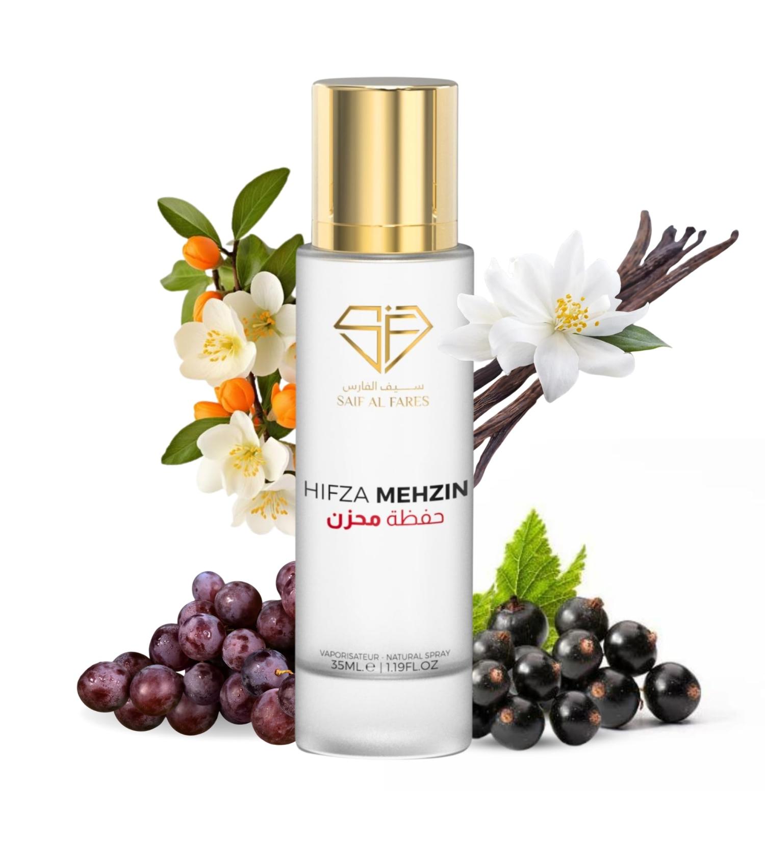 Hifza Mehzin Natural Perfume Spray | Fruity Floral Marine Arabian Perfume for Women | Long Lasting Alcohol Free Perfume 1.19 Fl. Oz. - Buy Online on GoSupps.com