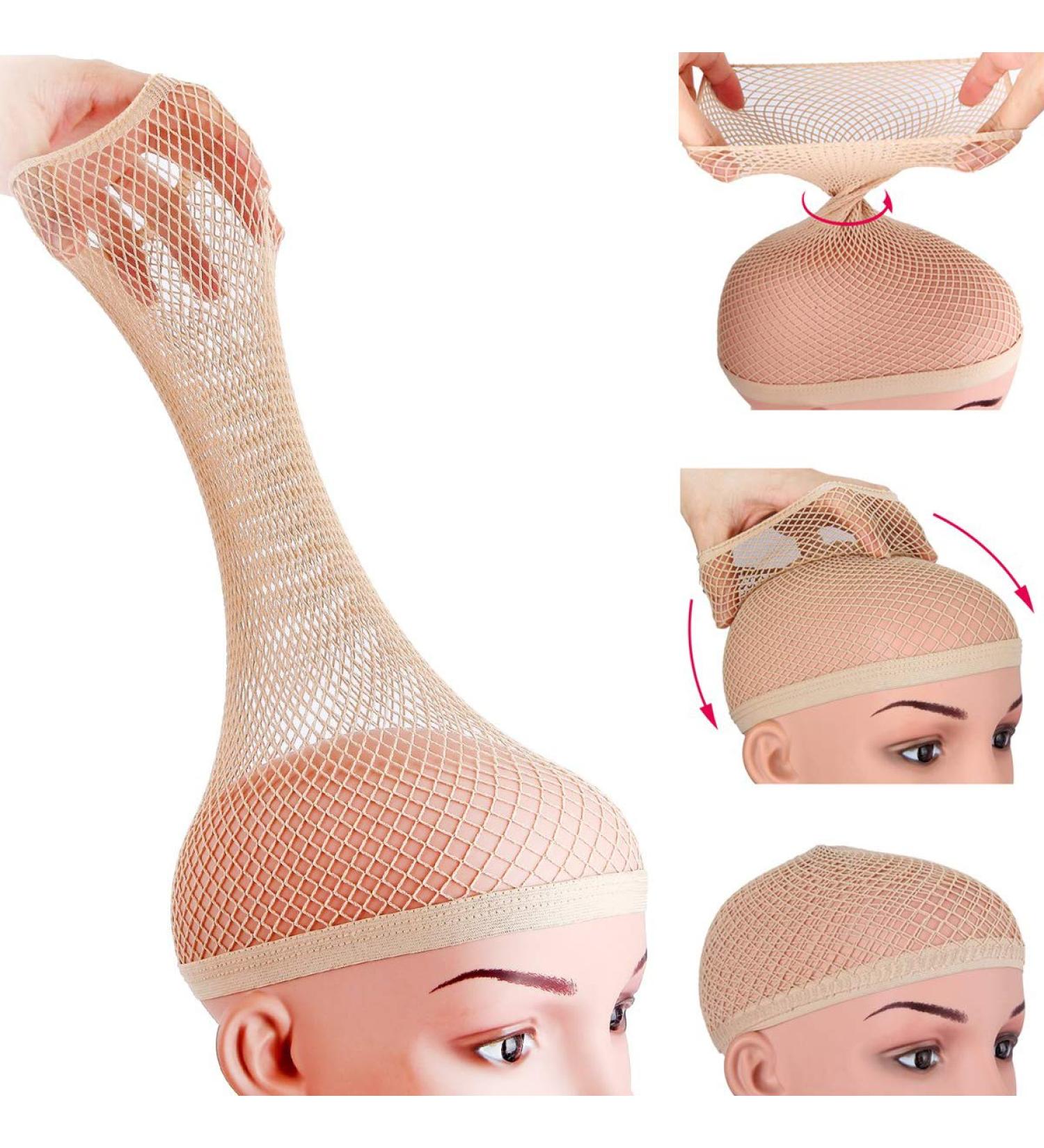 Dreamlover Mesh Wig Caps for Long Hair - Natural Nude (2 Pack) | Women's Hair Net for Wigs - Buy Online on GoSupps.com