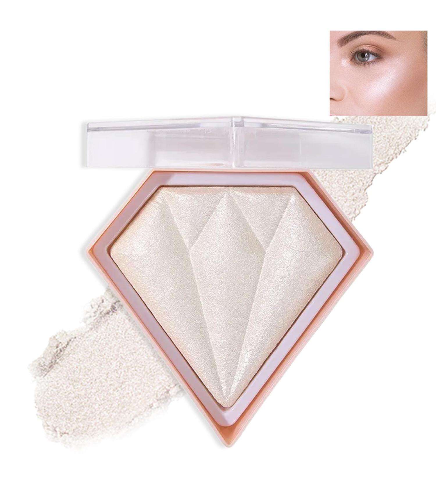 Buy White Highlighter Makeup Palette - Pearl White Shimmer & Contour Powder | International Shipping Available - Buy Online on GoSupps.com