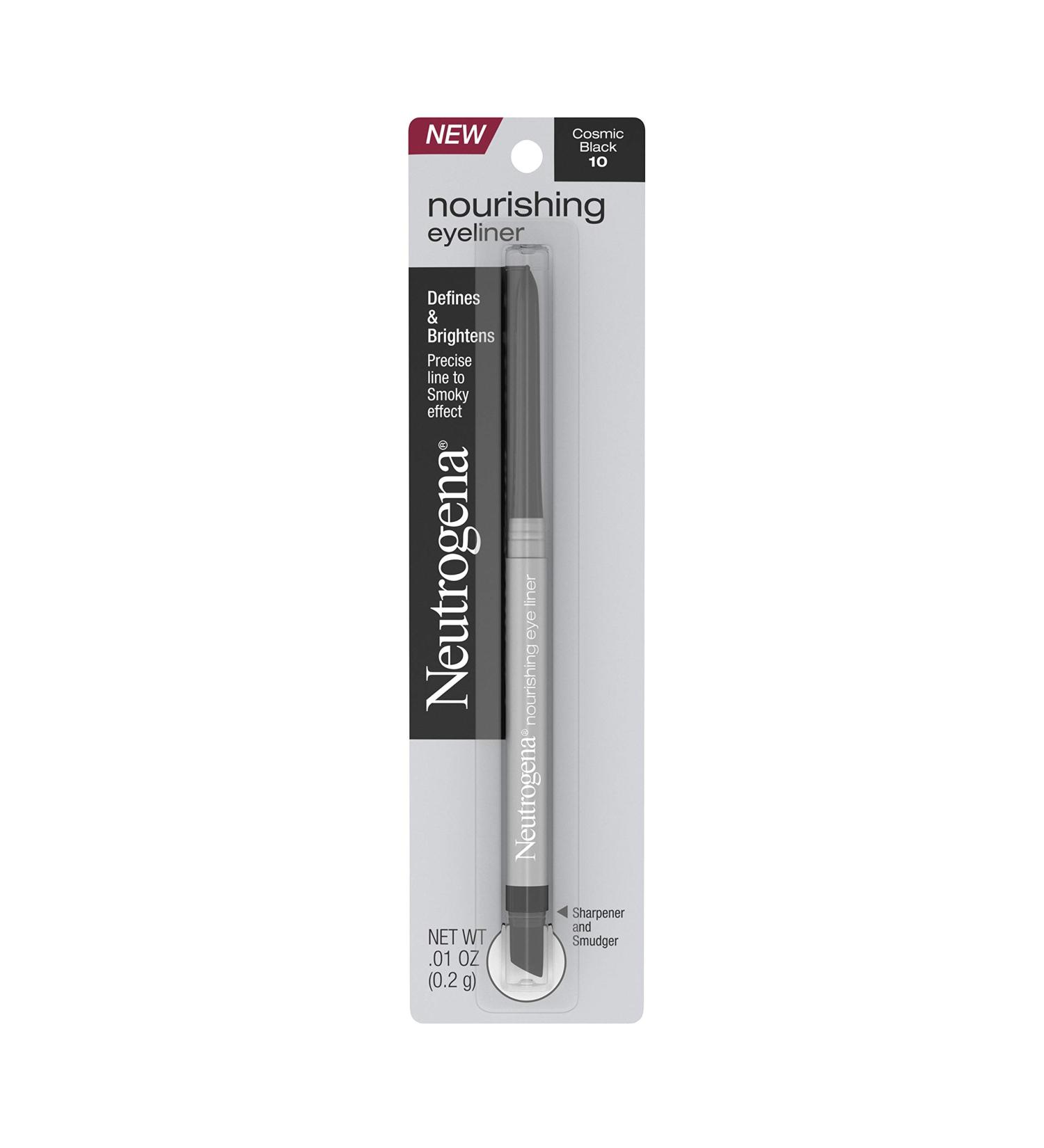 Neutrogena Nourishing Eyeliner Pencil with Built-in Sharpener and Smudger - Cosmic Black 10 / 10.01 oz - Buy Online on GoSupps.com