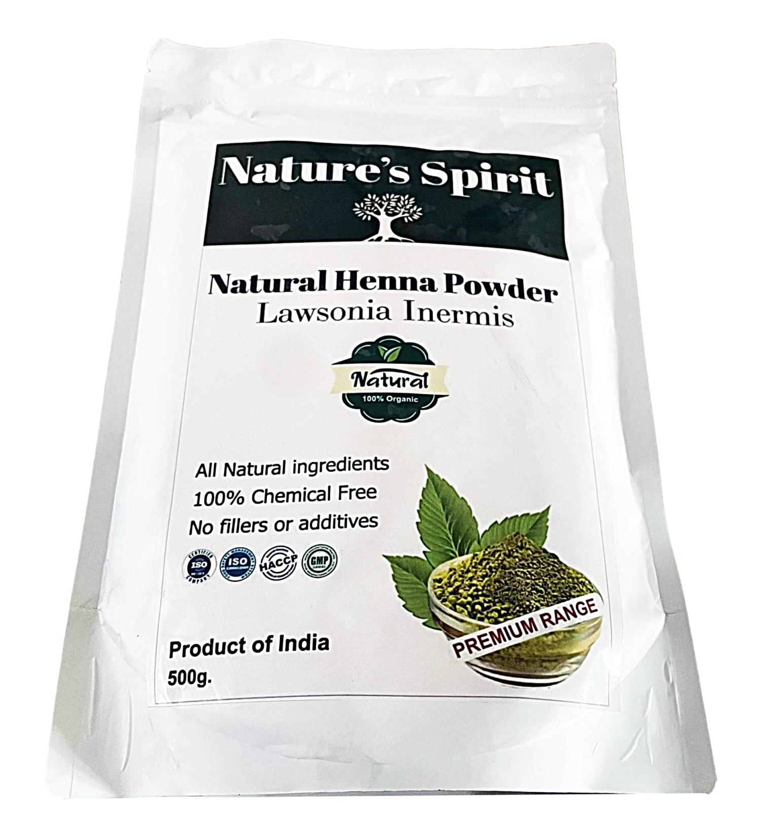 Natural Henna XXL Lawsonia Inermis Powder 500g - Chemical Free Hair Color & Shine | Fully Certified for International Shipping - Buy Online on GoSupps.com