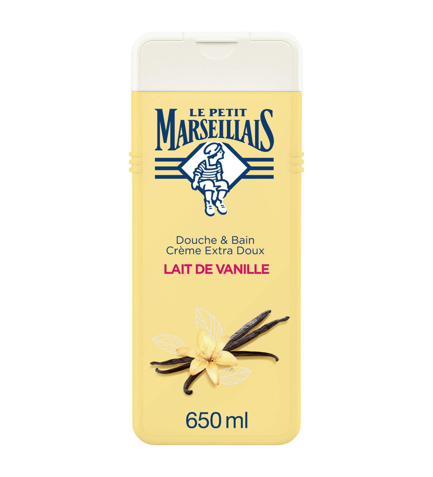 Le Petit Marseillais Shower and Bath Cream Extra-Gentle Vanilla Milk 650ml - Buy Online on GoSupps.com