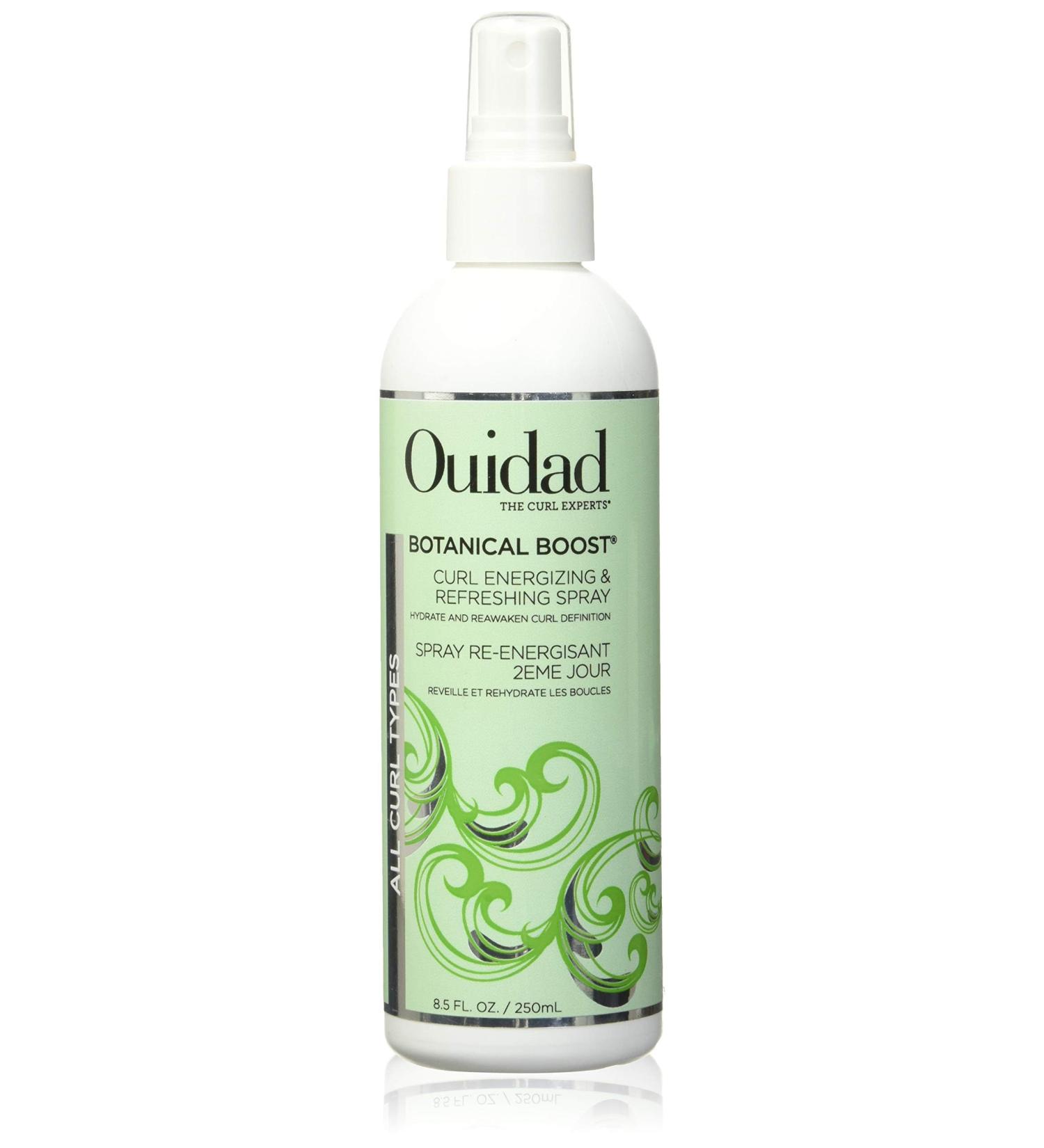 Ouidad Botanical Boost Curl Energizing & Refreshing Hair Spray Curl Spray for Lasting Definition No-Residue Hair Spray for Curly Hair Adds Weightless Moisture All Curl Types 8.5 Fl Oz (Pack of 1) - Buy Online on GoSupps.com