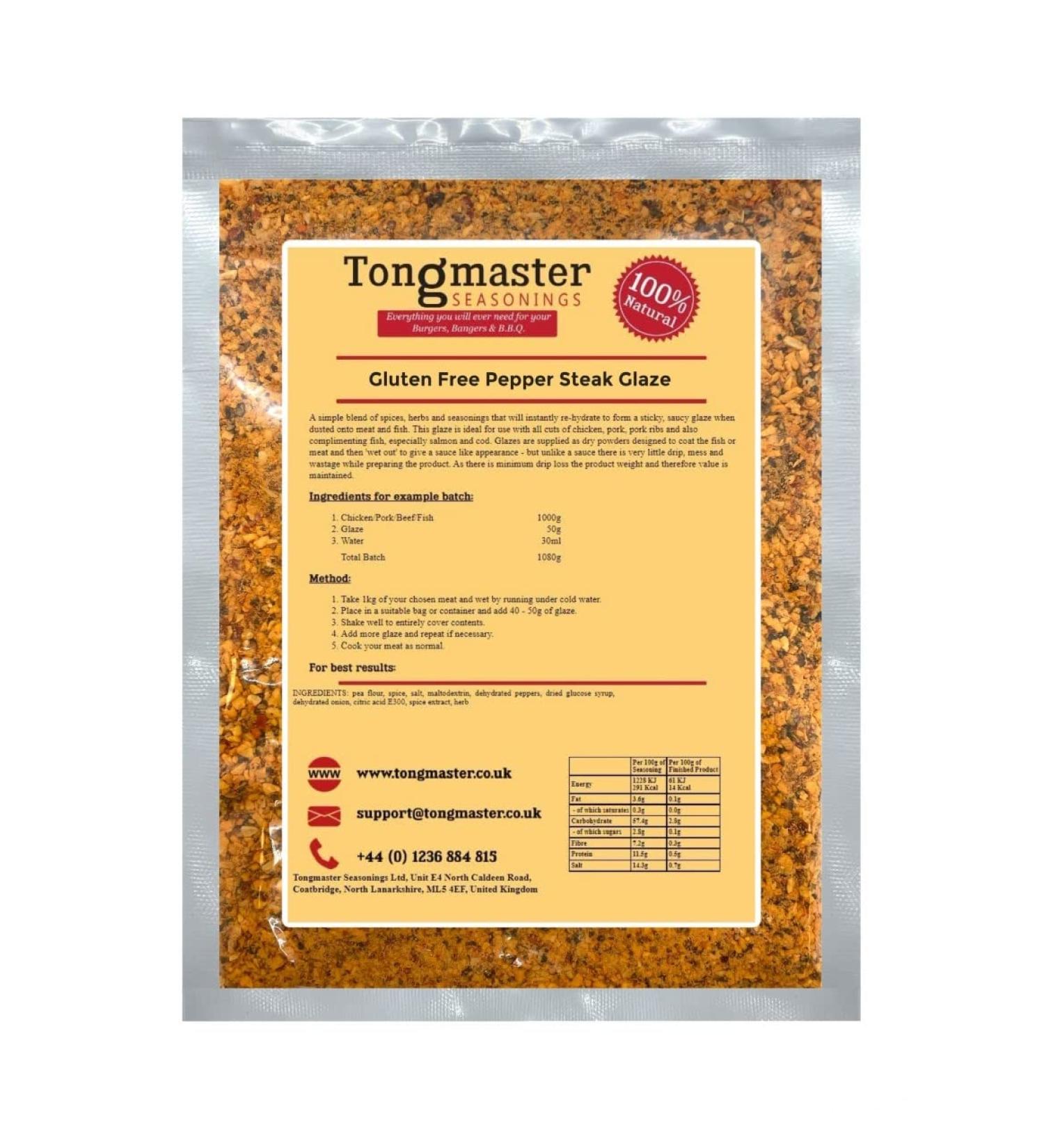 Gluten Free Pepper Steak - Coater/Rub - 1kg