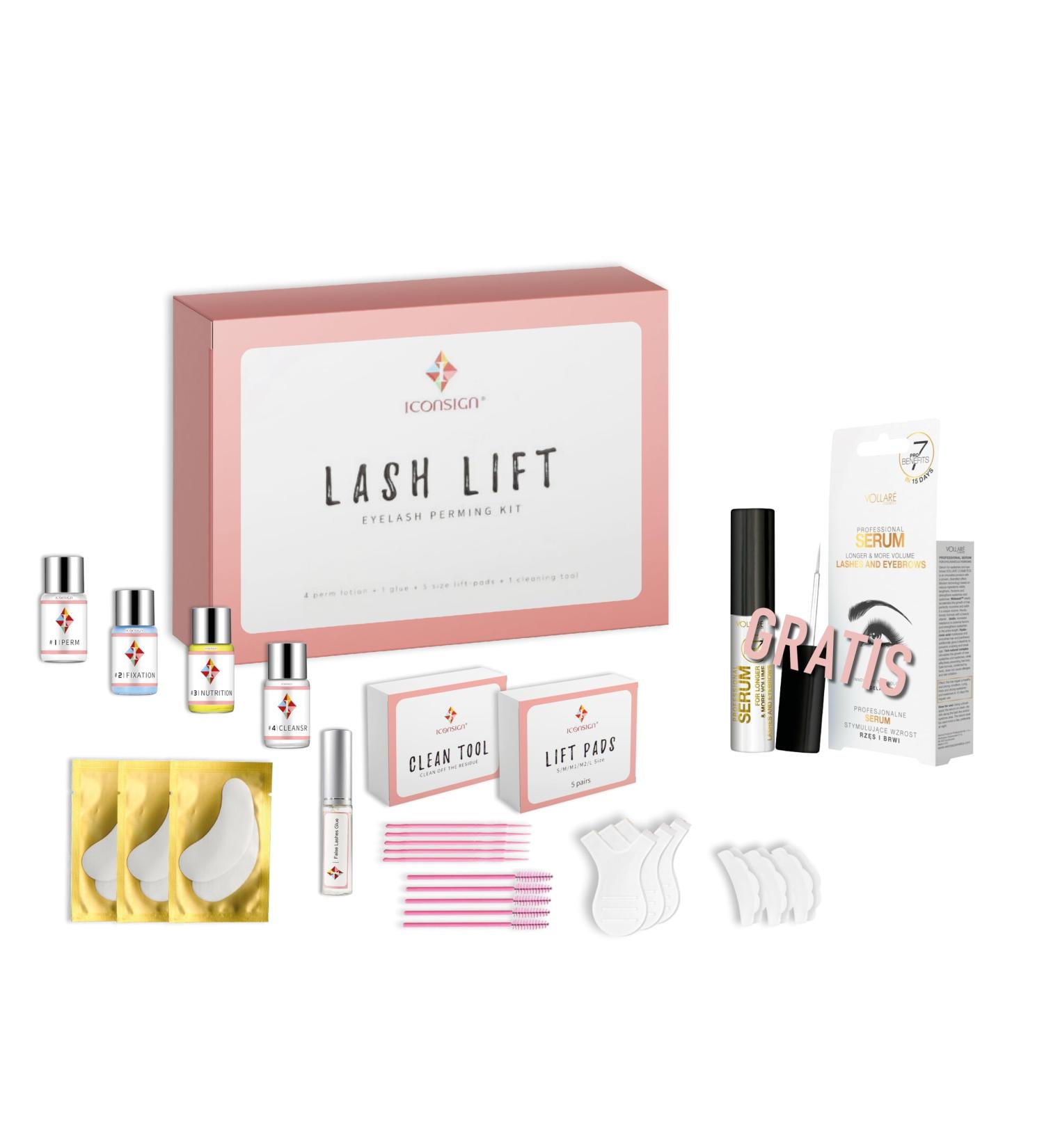 P-Beauty 2024 Eyelash Lifting Starter Set | 7-Part Kit + Free 9ml Eyelash Serum | Perfect Lash Waves & Lamination Accessories - Buy Online on GoSupps.com