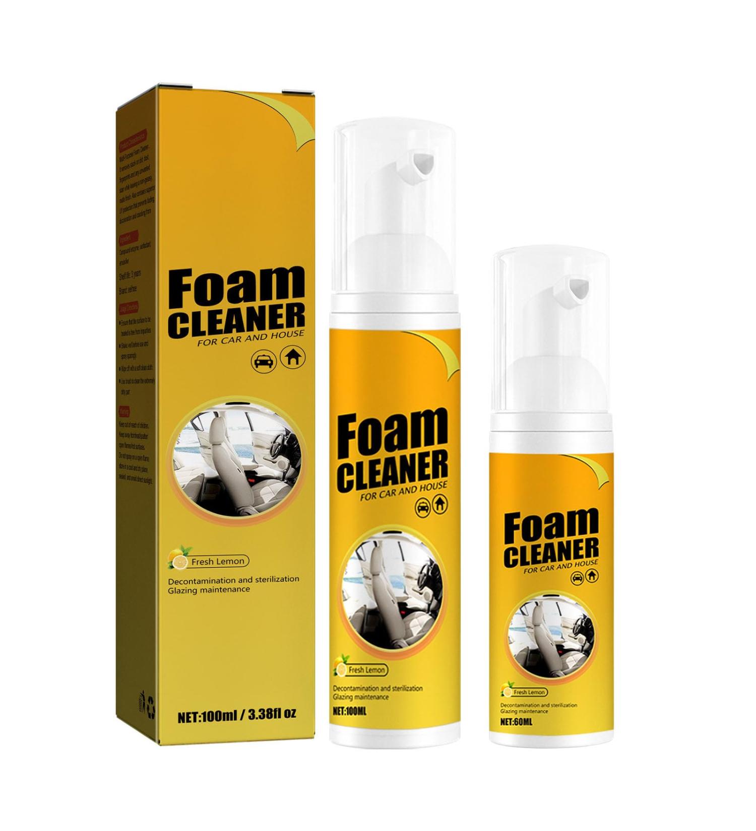 Homebbc Foam Cleaner Multi-Purpose Foam Cleaner Foam Cleaner for Car Car Multi-Purpose Foam Cleaner (60ml+100ml) - Buy Online on GoSupps.com