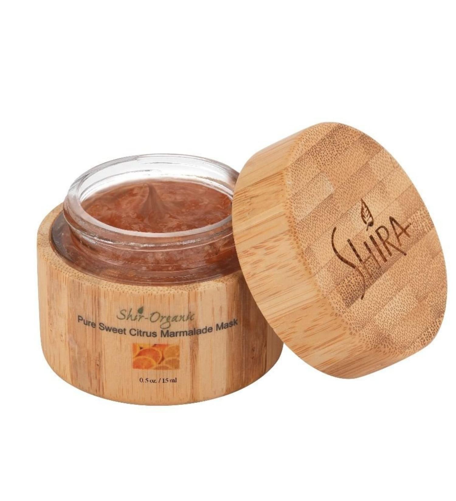 Shira Shir Organic Sweet Citrus Marmalade Facial Mask - Brightening Hydrating & Exfoliating for Normal Skin (15ML - Buy Online on GoSupps.com