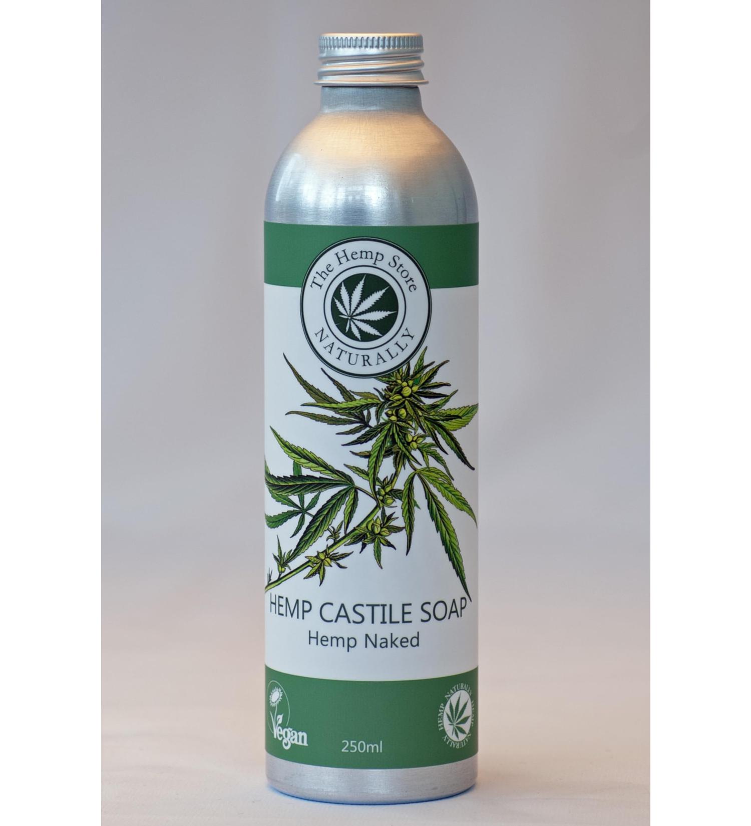 Hemp Castile Liquid Soap Naked (unscented) 250ml